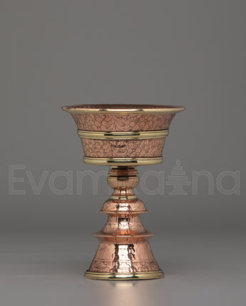 Handcrafted Offering Butter Lamp
