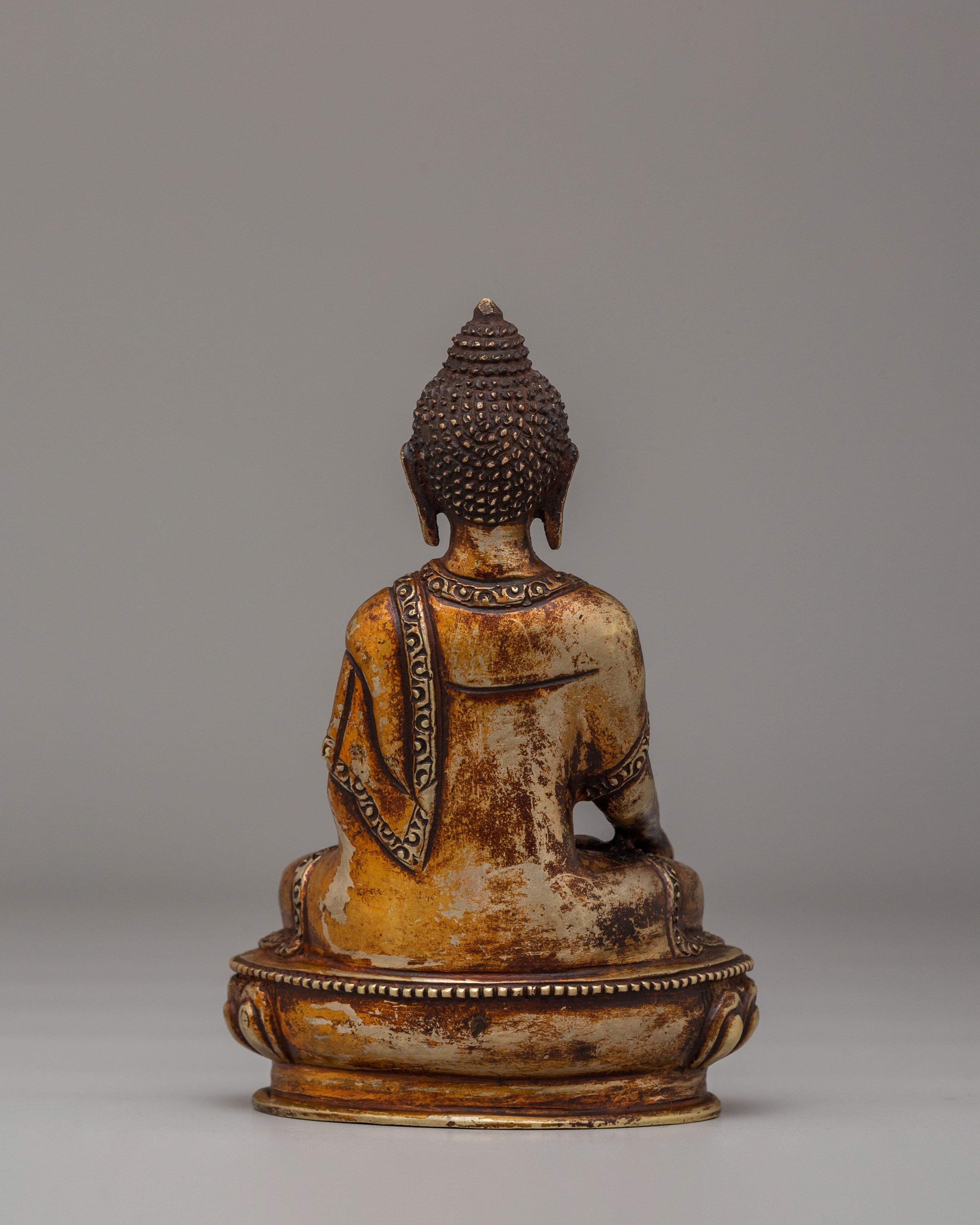 Ratnasambhava Dhyani Buddha Statue | Handcrafted Tibetan Artwork