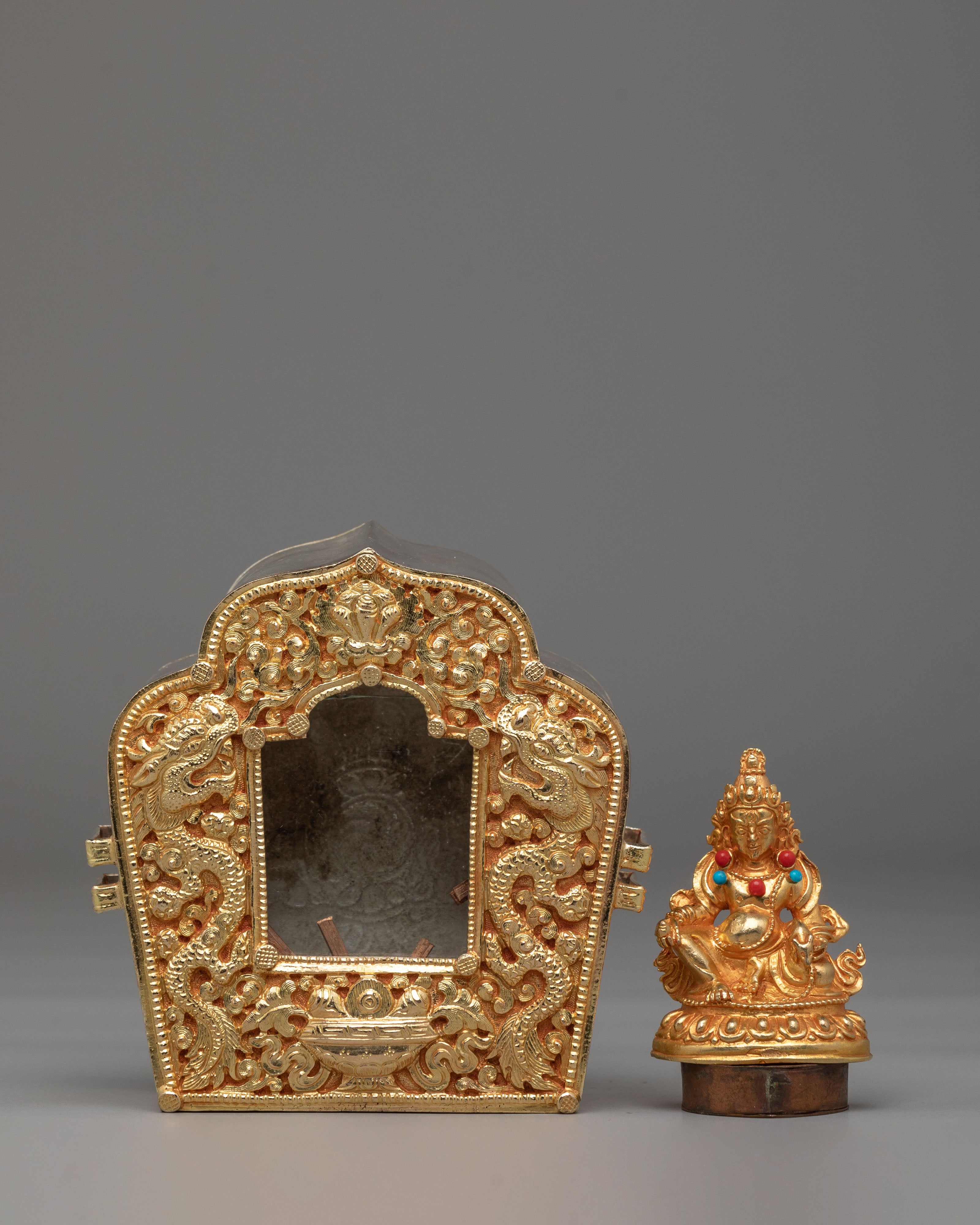 Sacred Altar Ghau Box | Tibetan Ritual Shrine