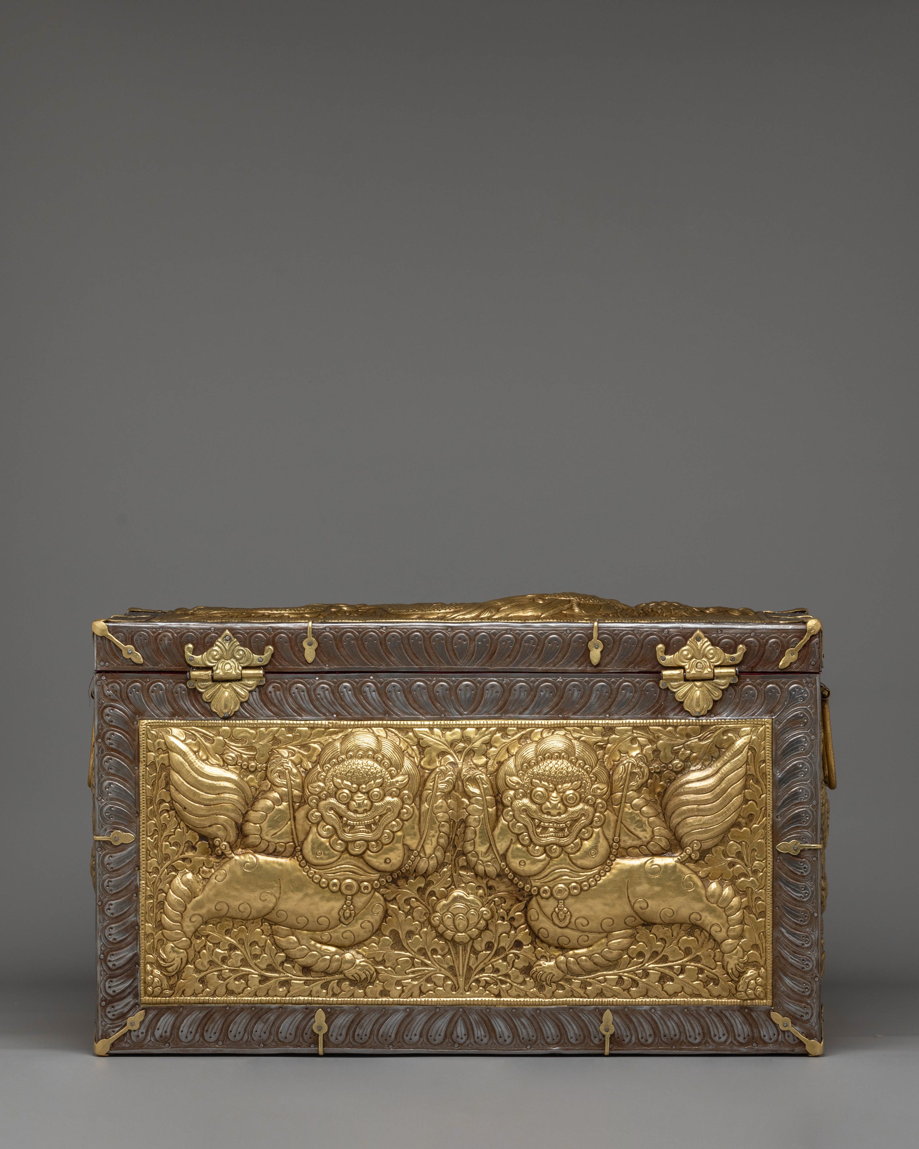 Handcrafted Tibetan Treasure Box | Copper Artwork