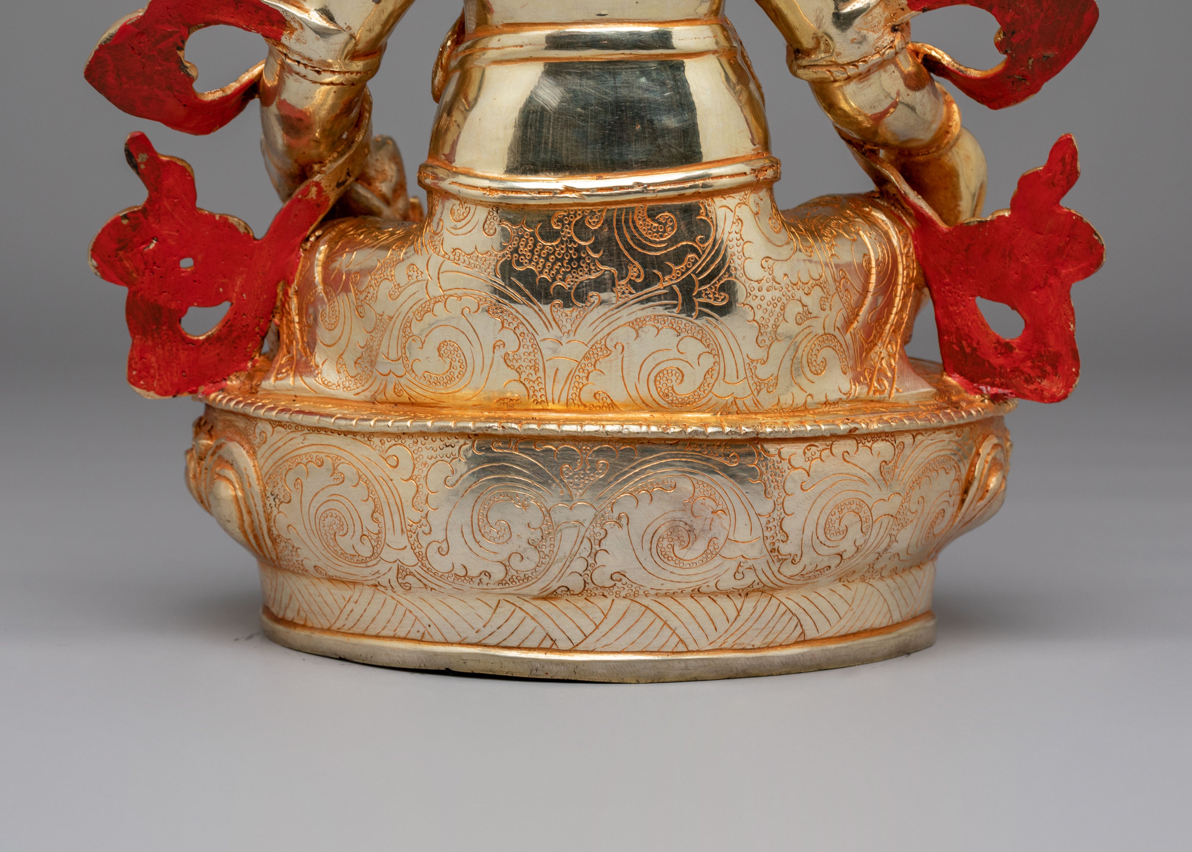 Himalayan Dzambhala Altar Statue | Tibetan Sculpture for Prosperity and Abundance