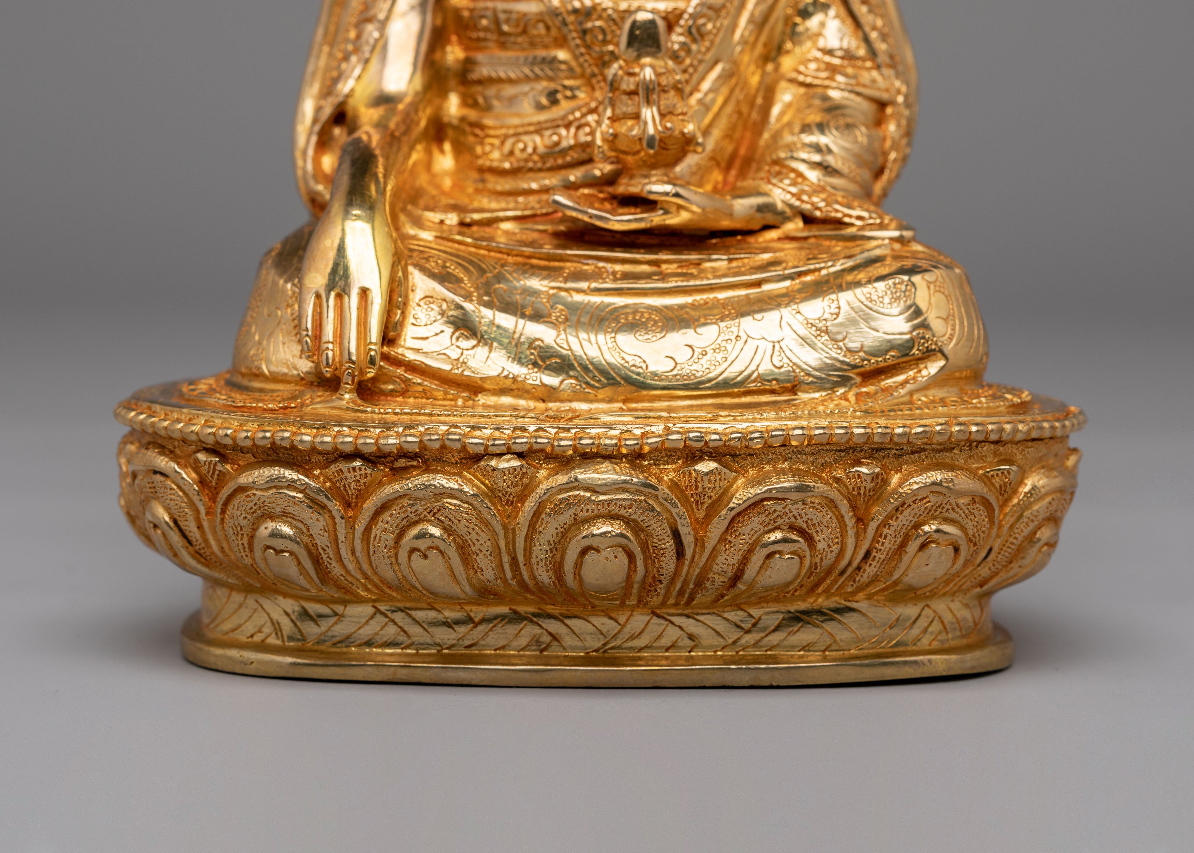Handcrafted Guru Shapdum Statue | Tibetan Spiritual Master