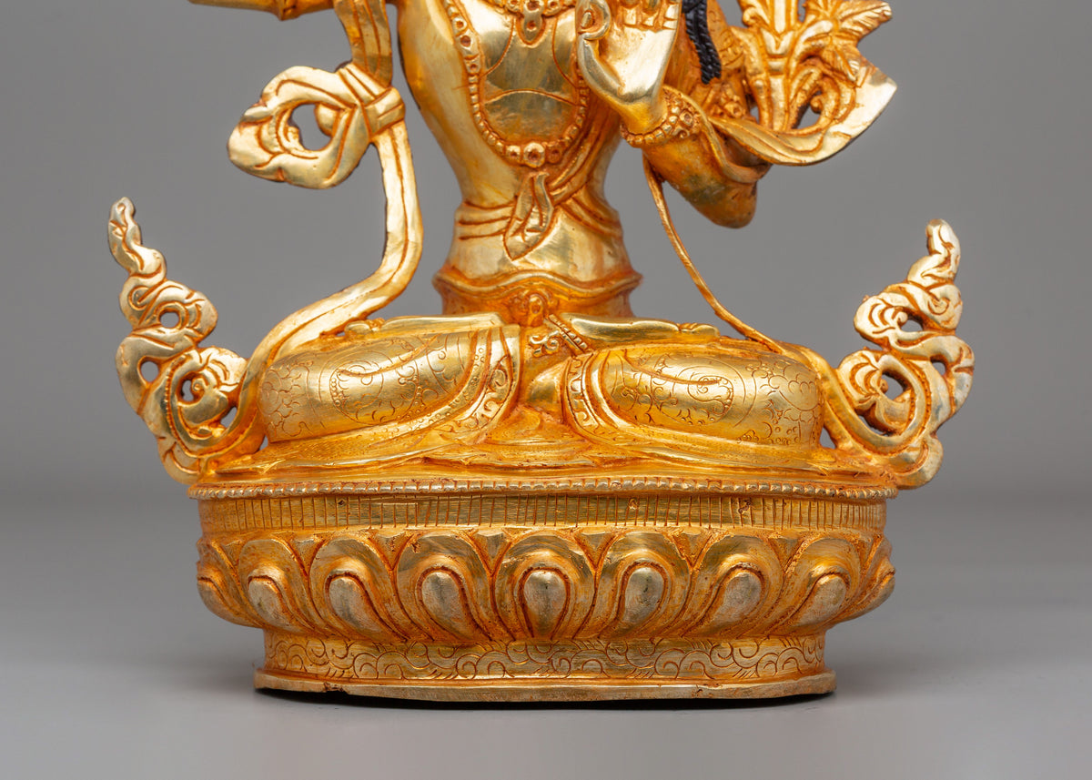 Tibetan Manjushri Bodhisattva Sculpture | A Symbol of Wisdom