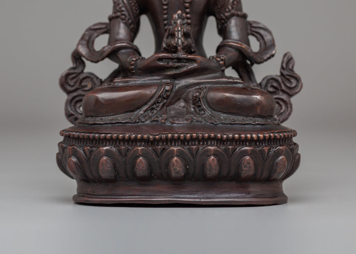 Tibetan Amitayus Deity Statue | Buddha of Infinite Life