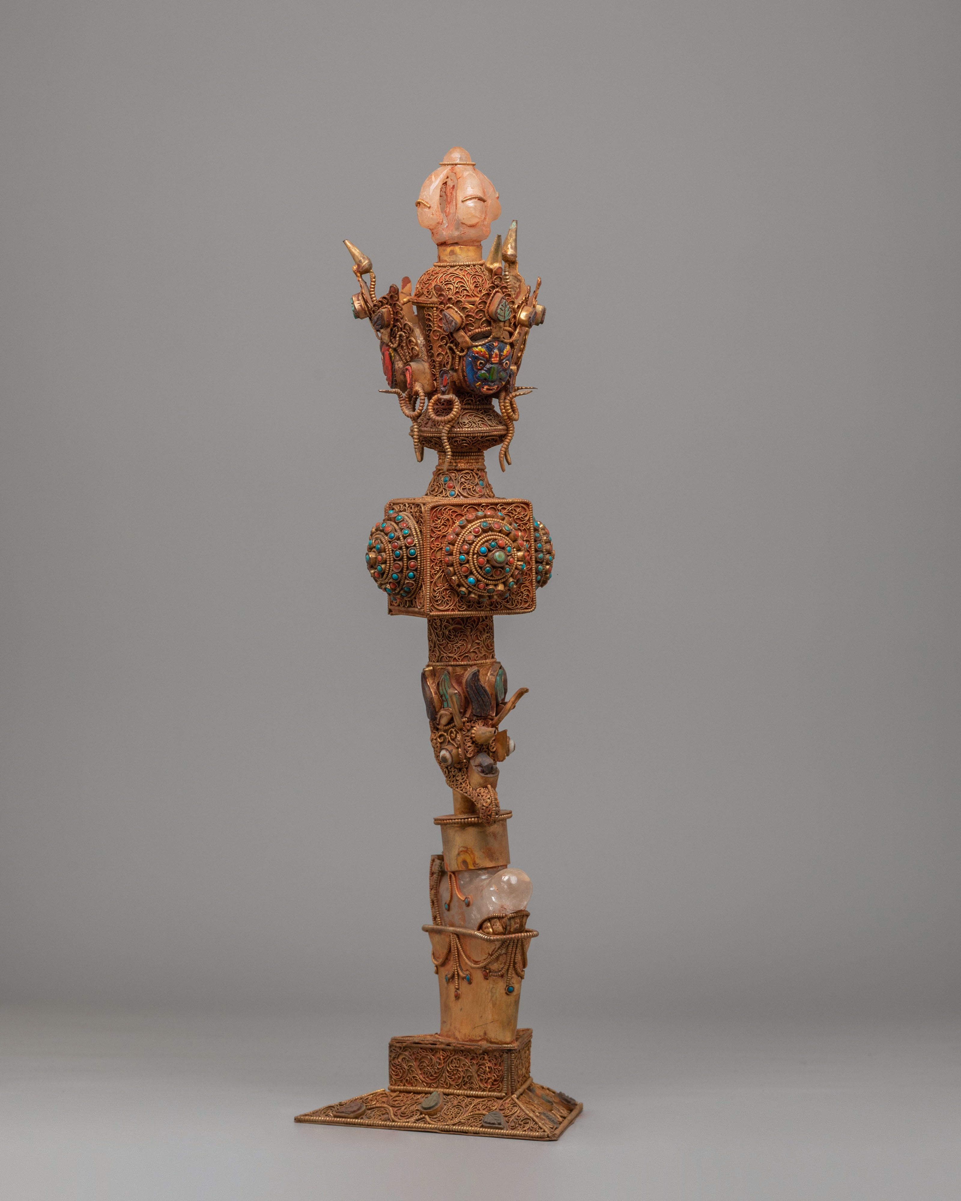 Handmade Buddhist Phurba for Ritual | A Sacred Symbol of Protection