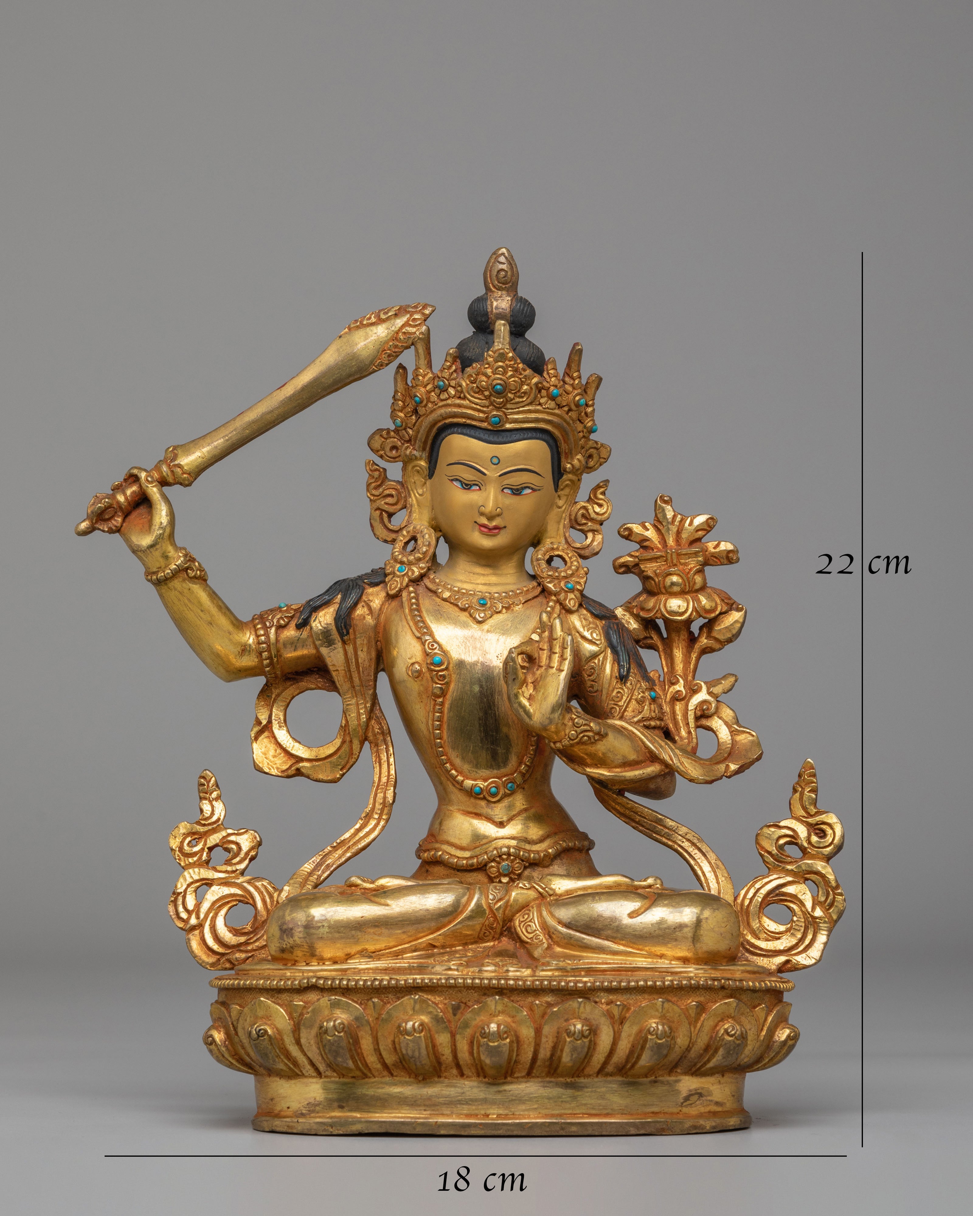 Sacred Manjushri Divine Statue | A Symbol of Wisdom and Enlightenment