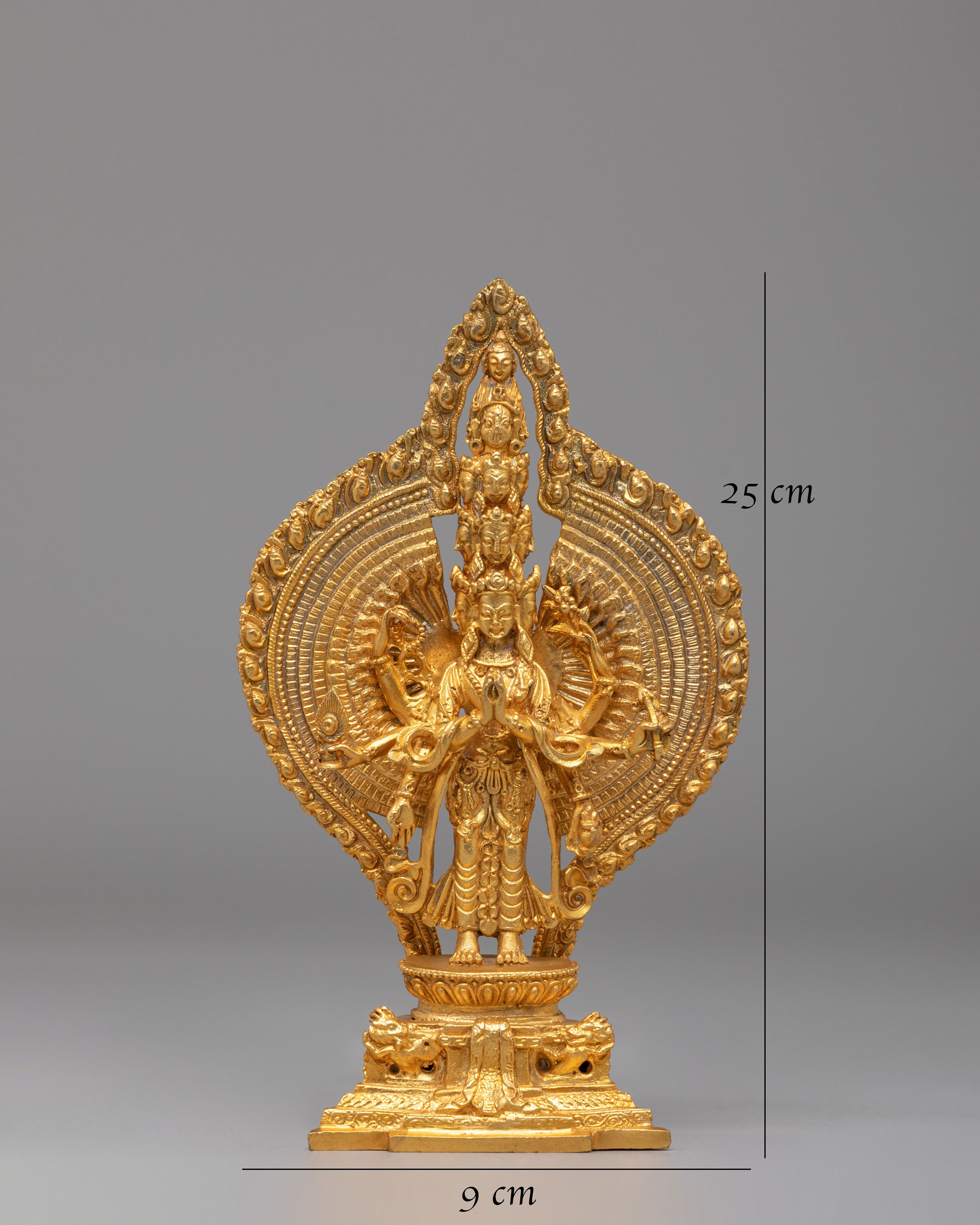 Traditional 1000 Armed Chenrezig Statue | Symbol of Infinite Compassion