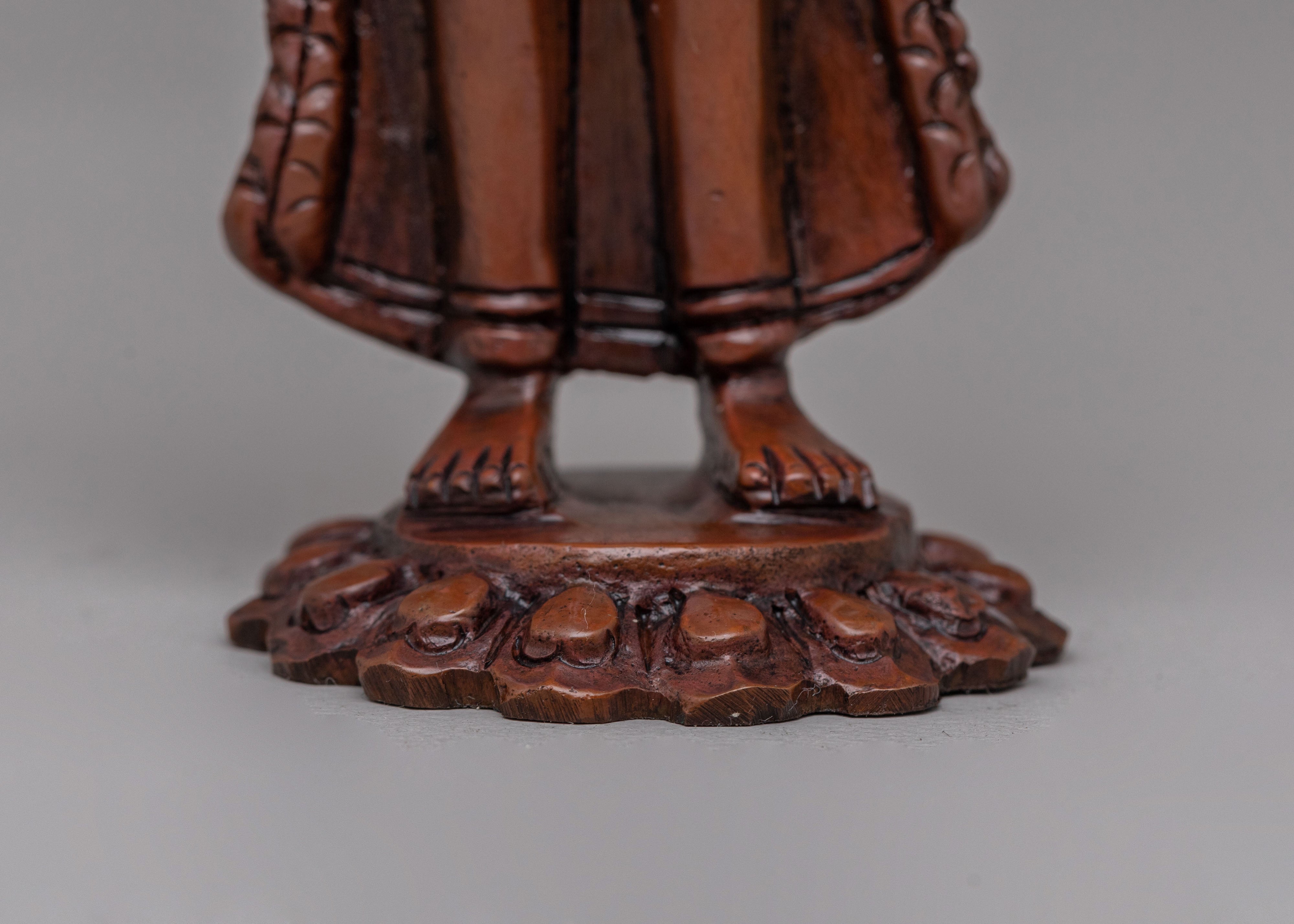 Spiritual Dipankara Buddha Statue | Oxidized Copper Body