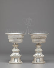 Sacred Buddhist Butter Lamp Set 