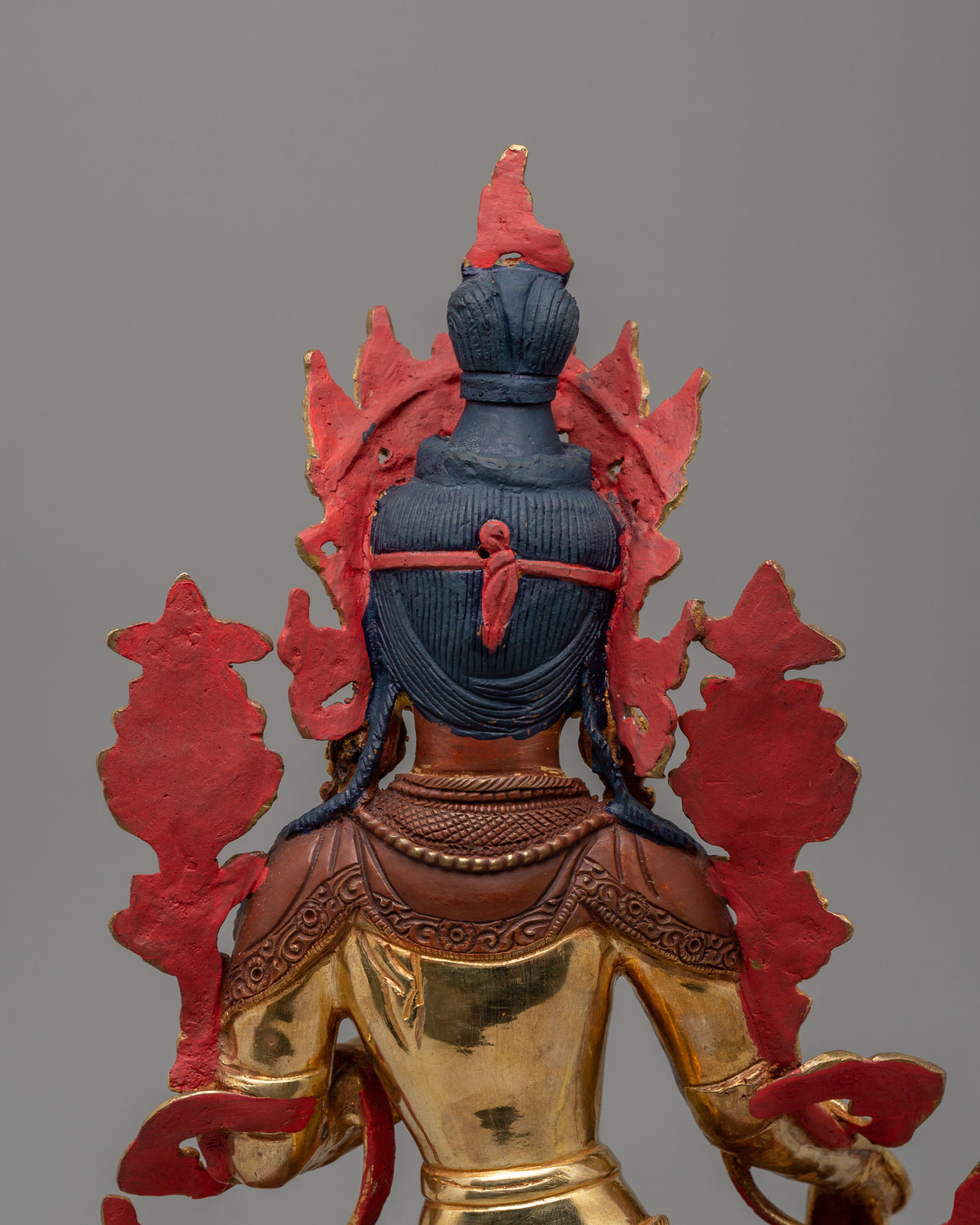 Spiritual Green Tara Protection Figure | Tibetan Statue for Meditation