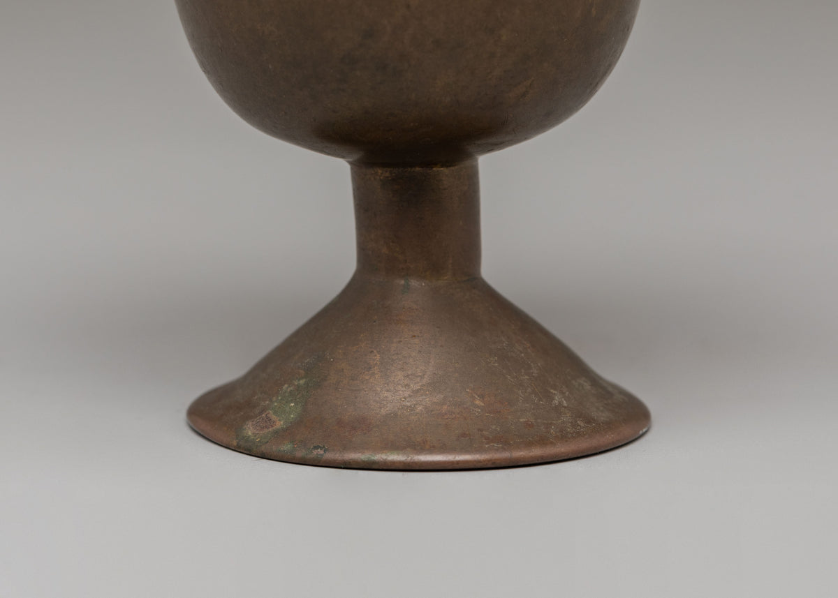Traditional Offering Glass | Antique Copper Buddhist Ritual Vessel