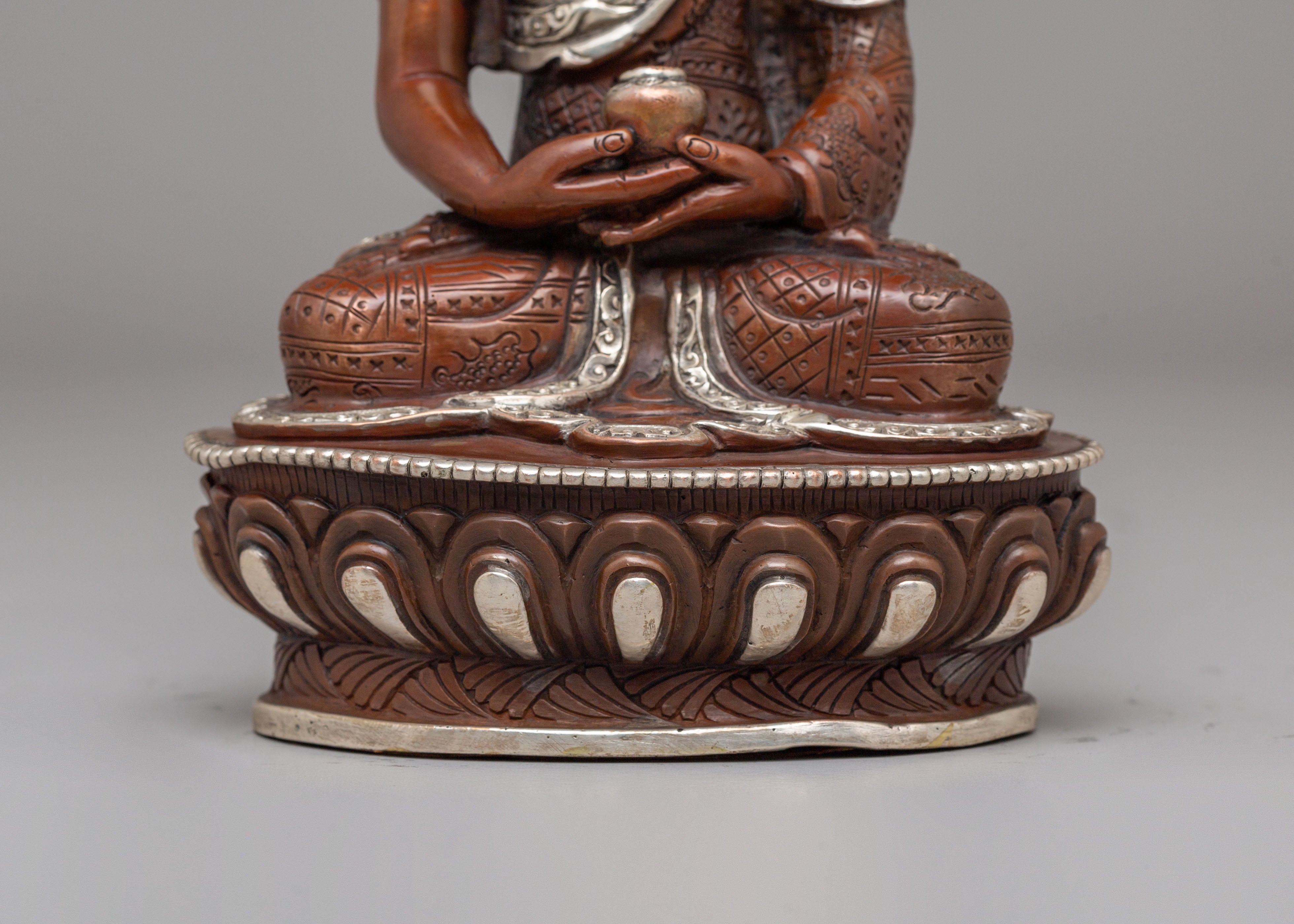 Pure Land Amitabha Buddha Deity Statue | Traditional Tibetan Artwork