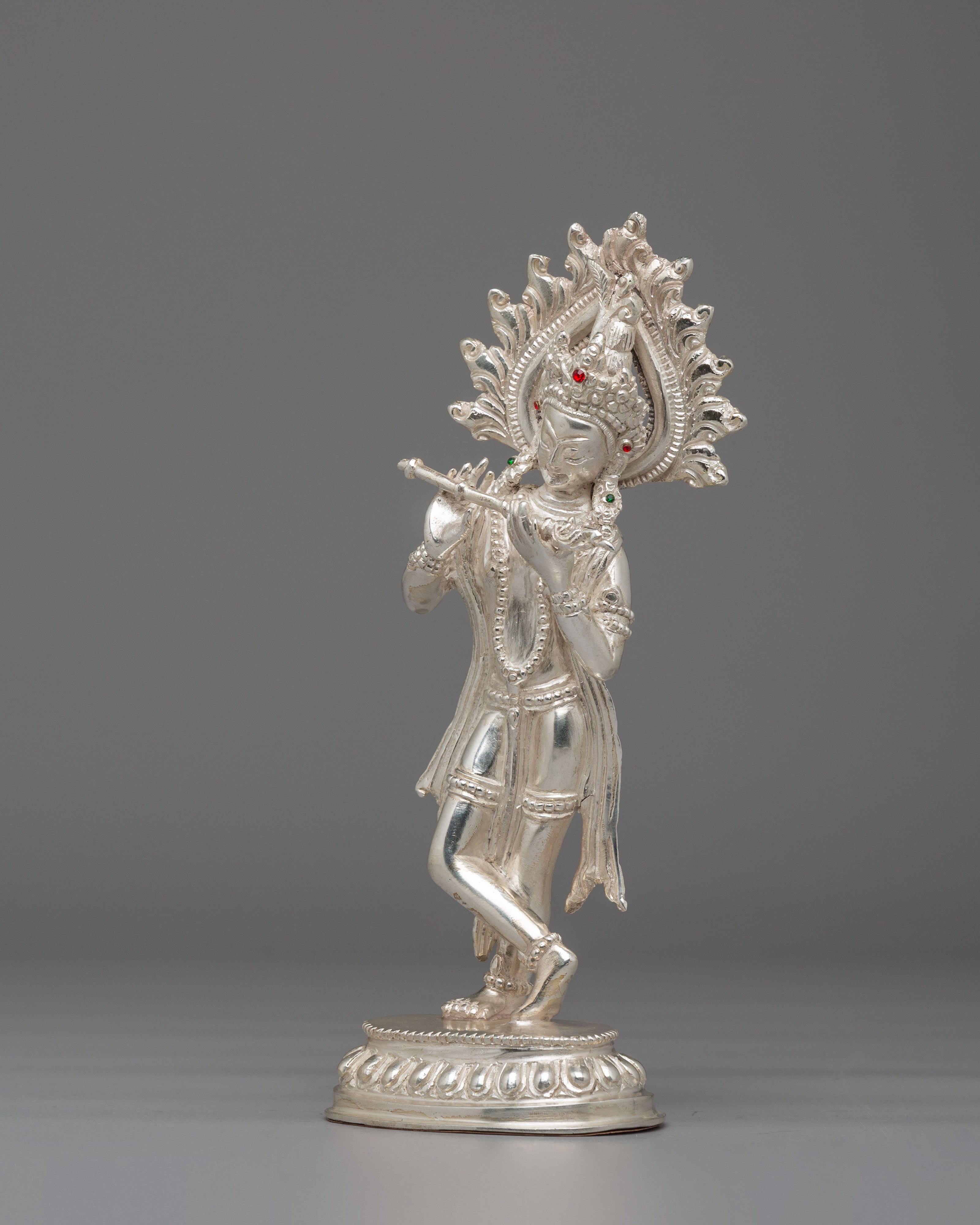 Traditional Radha Krishna Statue | Hindu Deity Figurine