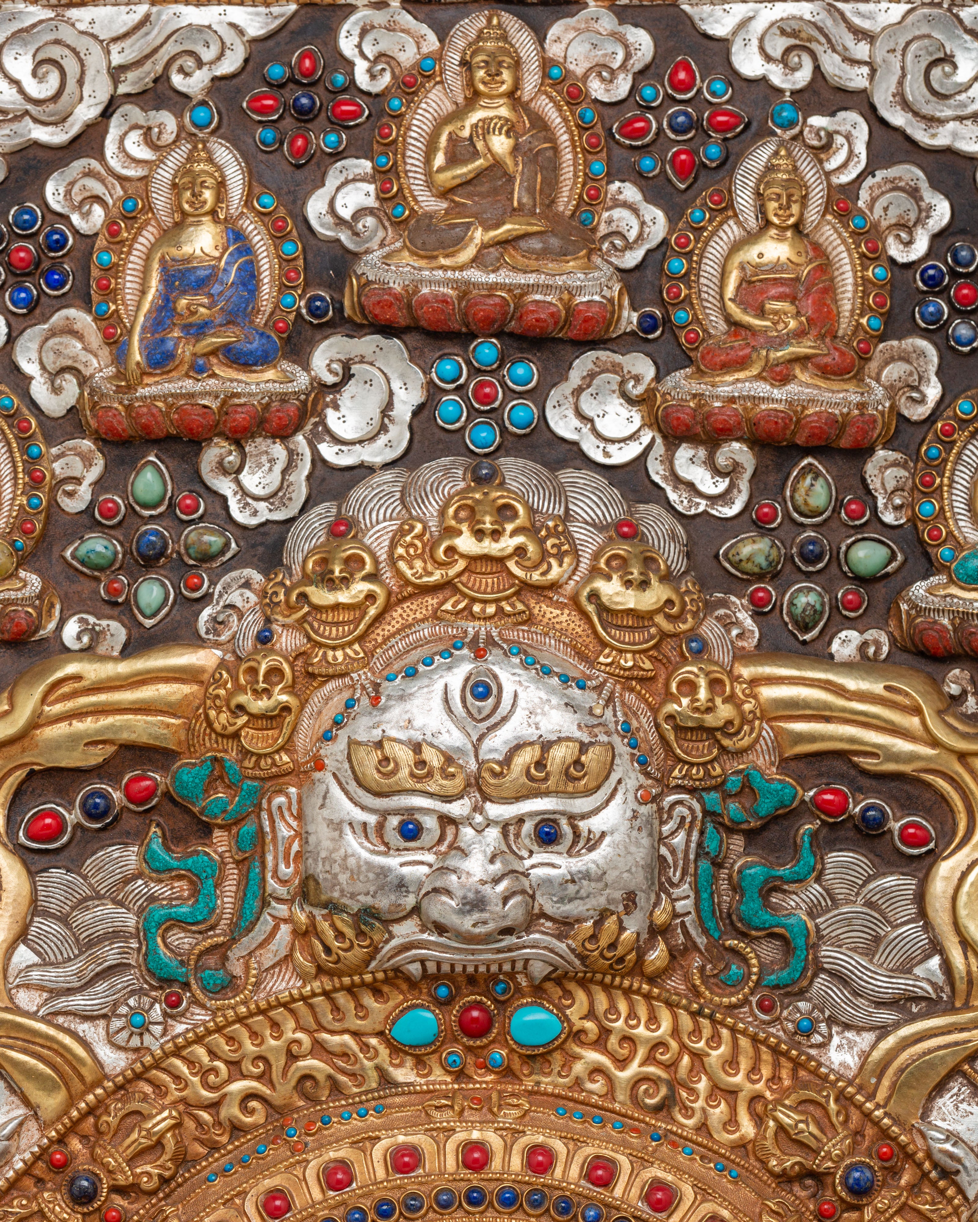 Wheel Of Life Metal Thangka | A Symbol of Impermanence and Spiritual Awakening