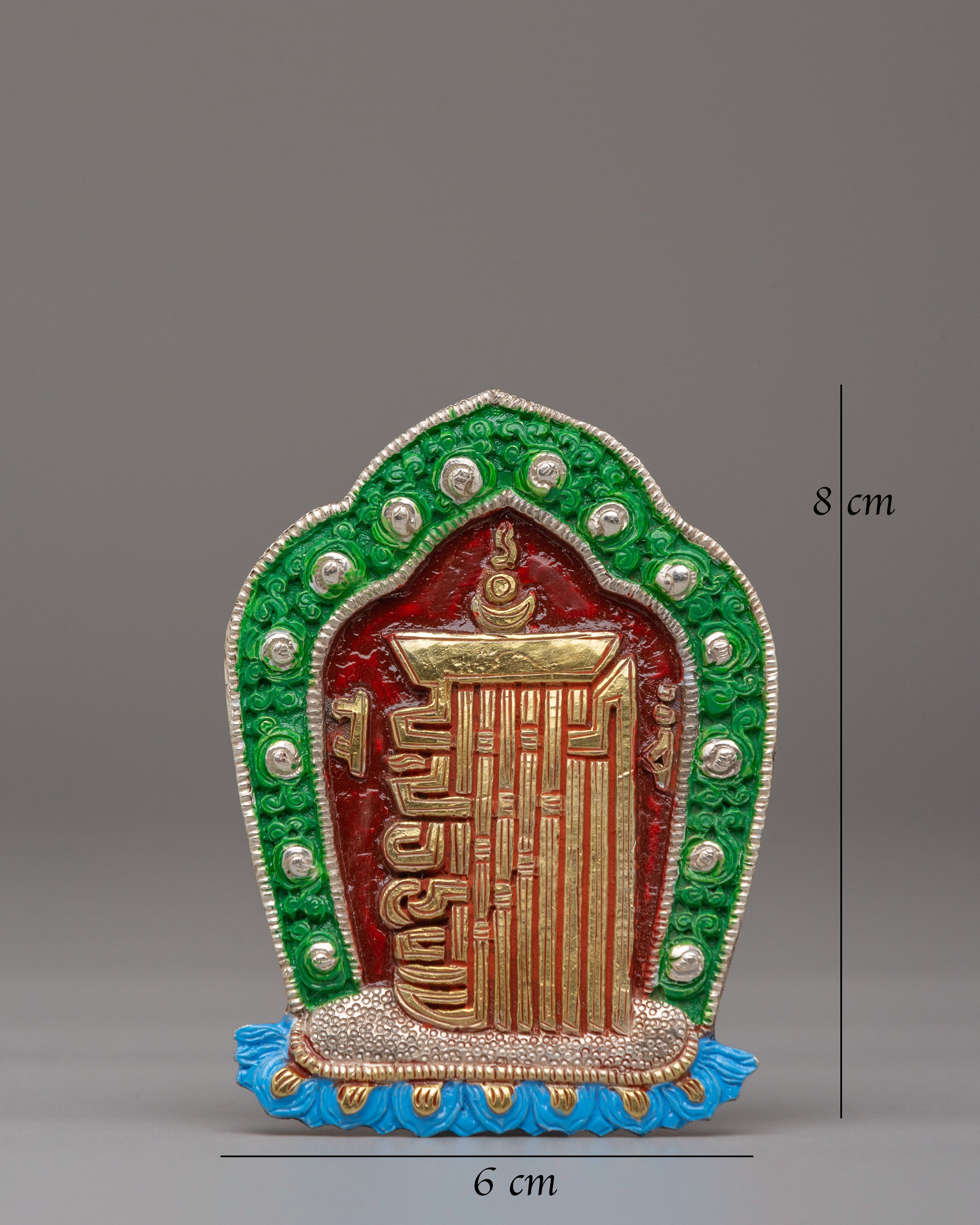 Traditional Kalachakra Symbol | Handcrafted Buddhist Sculpture