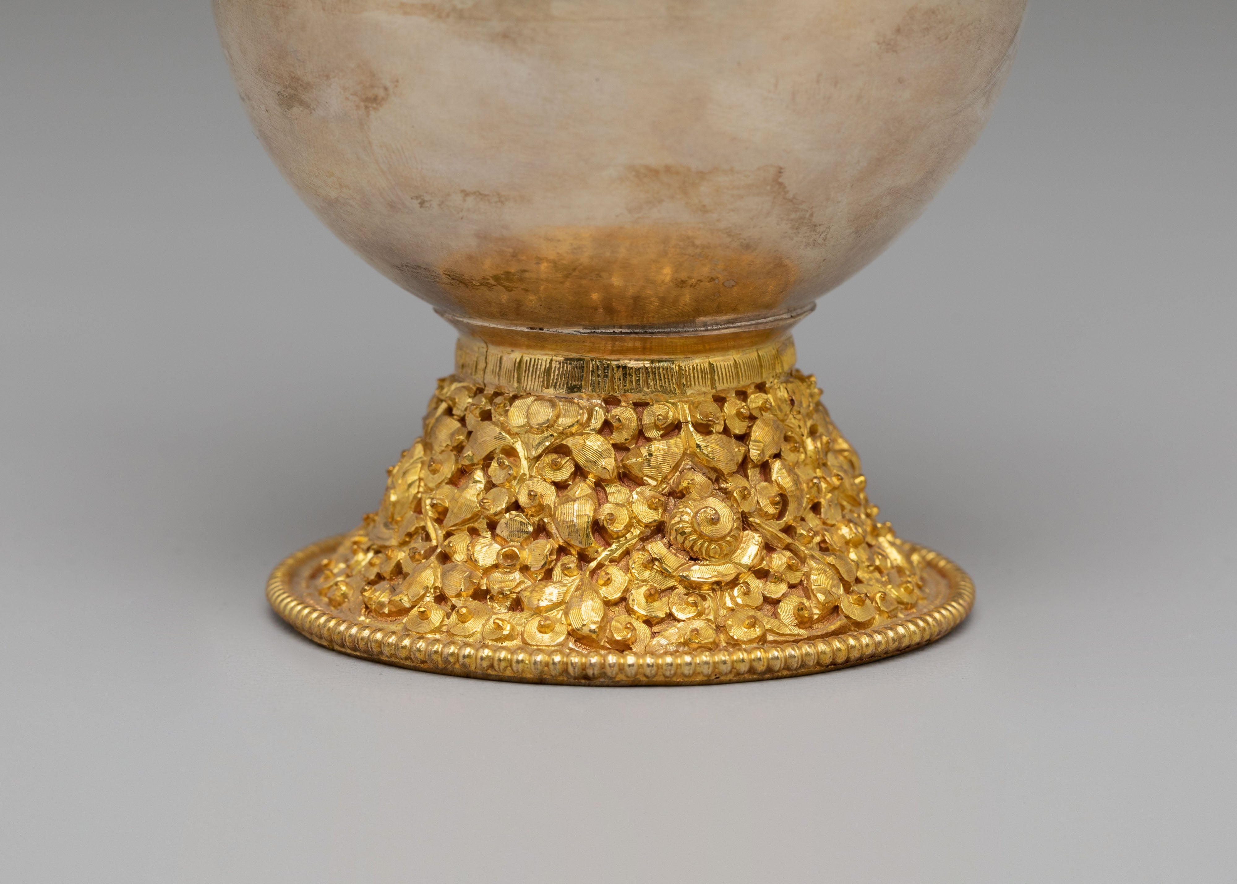 Himalayan Sacred Offering Bhumba | Gold and Silver Plated Bhumba