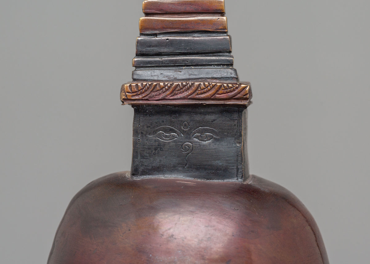 Buddhist Relic Altar Stupa | Central Stupa with Surrounding Sacred Stupas
