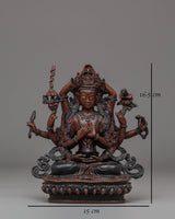 Tibetan Cundi Bodhisattva Sculpture