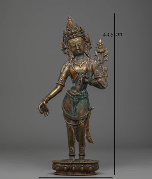 Green Tara Statue Protector from Suffering and Obstacles