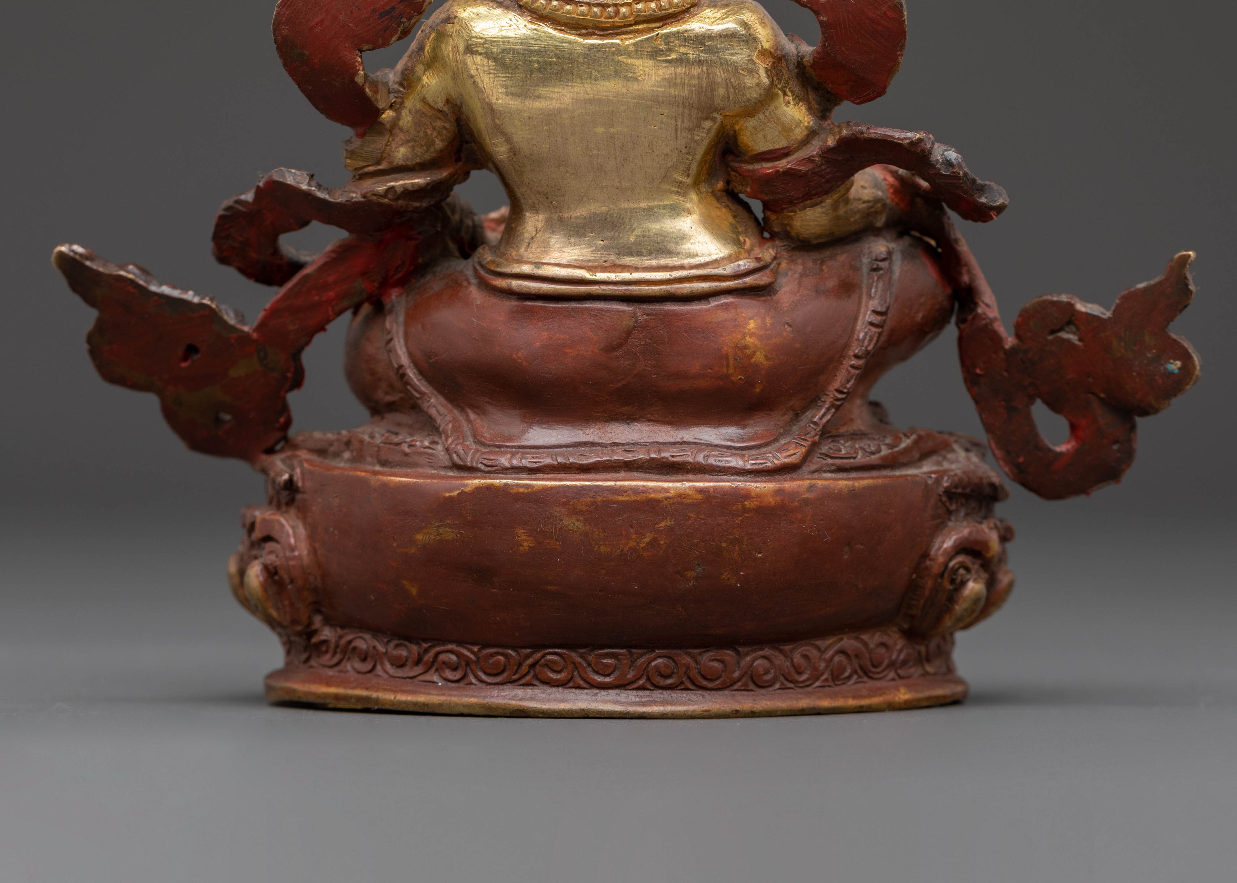 Dzambhala Copper Statue for Decor | Embodiment of Wealth and Prosperity