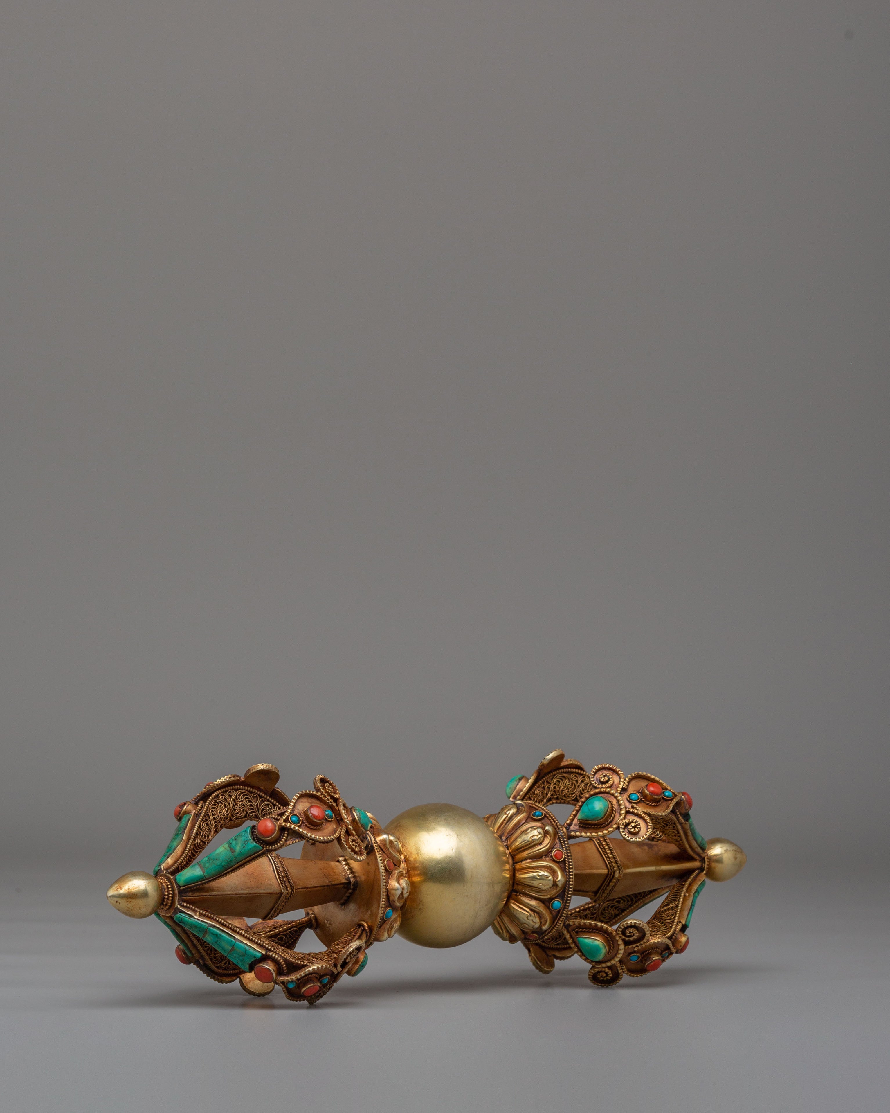 Handcrafted Tibetan Ritual Vajra | Symbol of Power and Protection