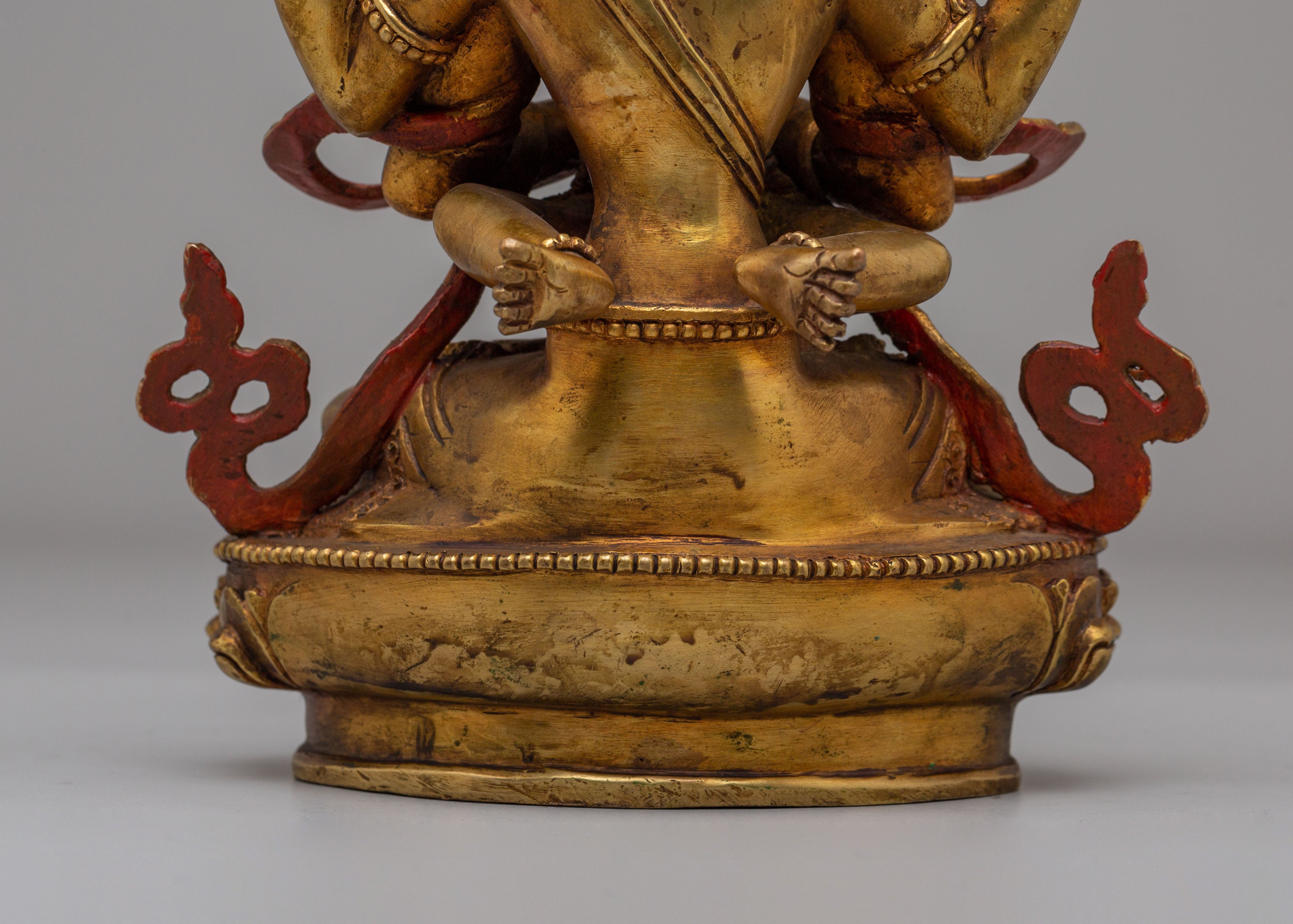 Sacred Chenrezig With Consort Statue | Symbol of Compassion