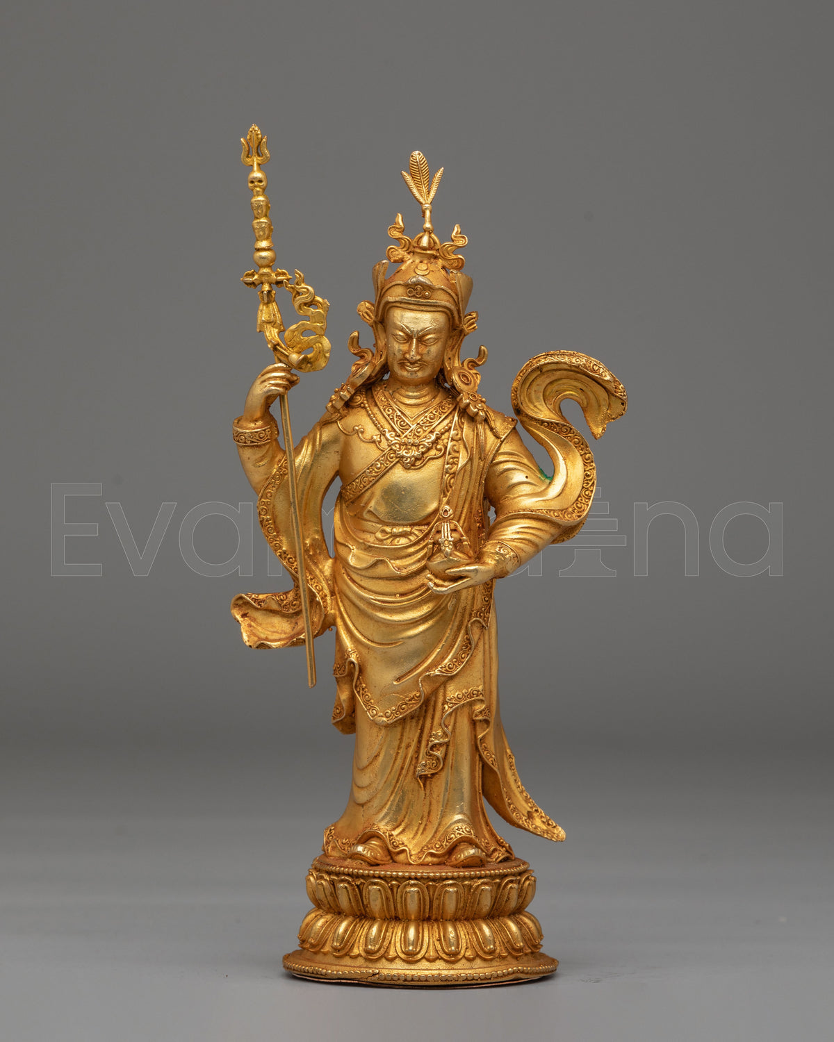 Handcrafted Standing Guru Rinpoche Statue 