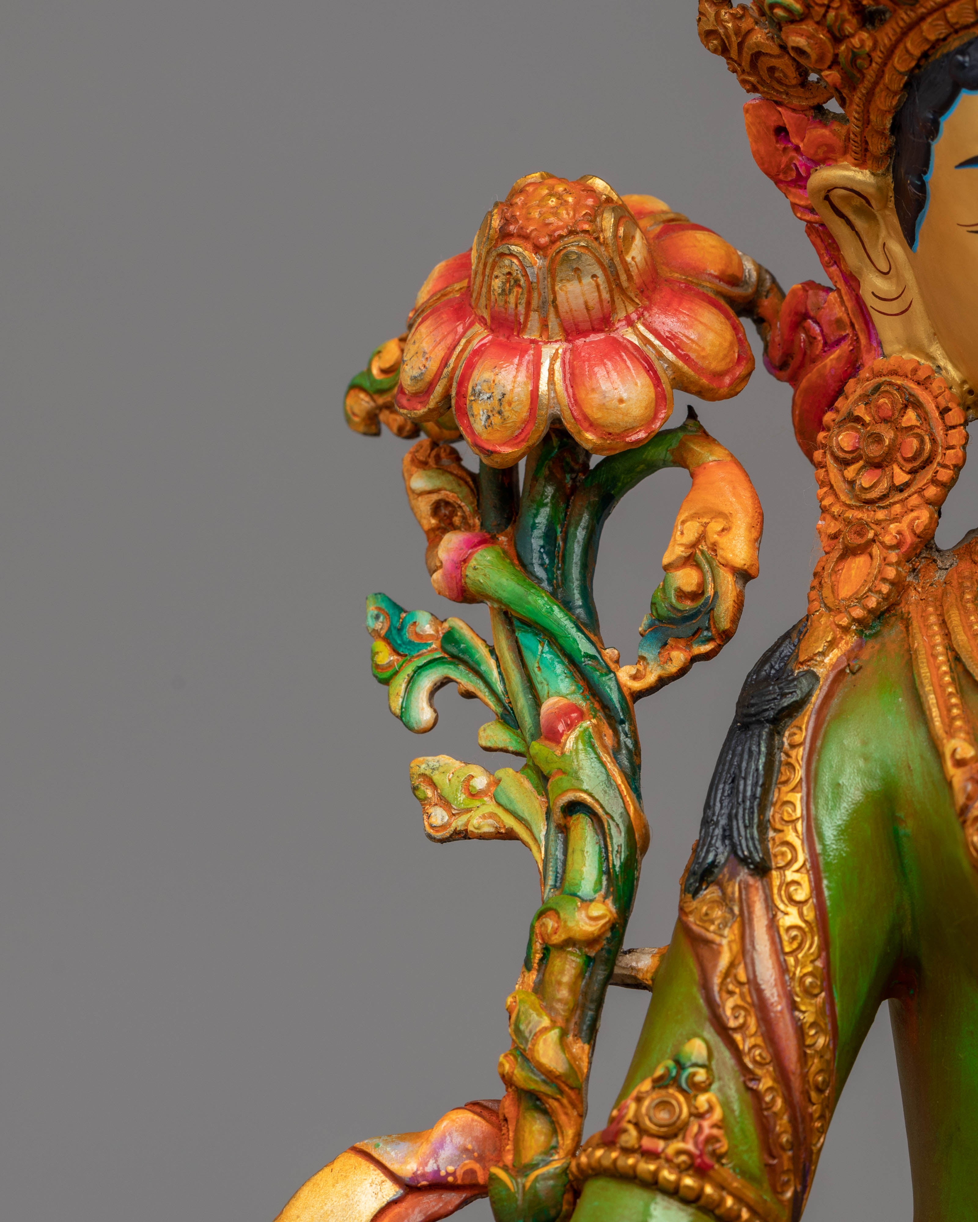 Shyama Tara Statue Mother of All Buddhas | Sacred Tibetan Art for Your Altar