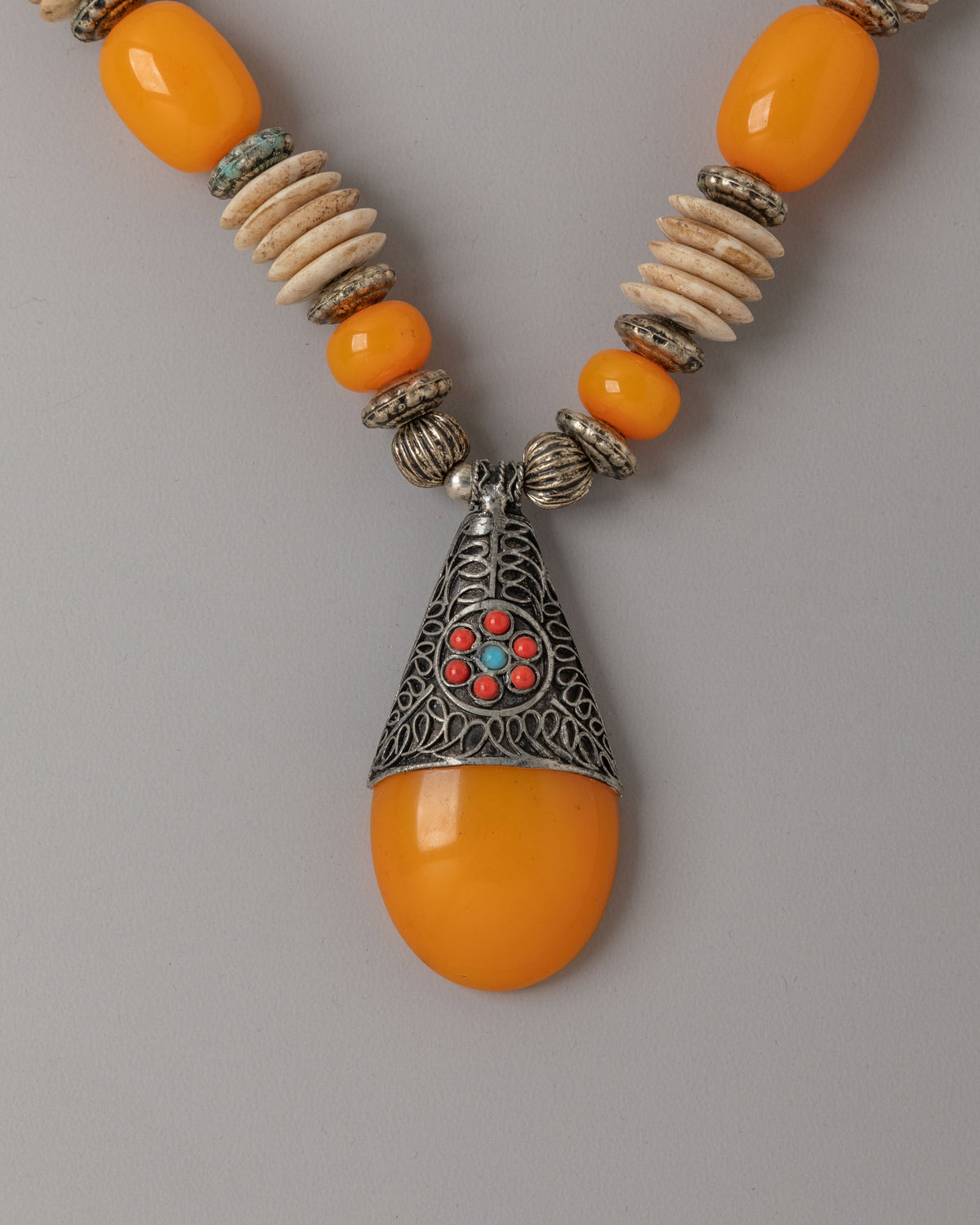 Himalayan Pendant Necklace | Handmade Tibetan Jewelry