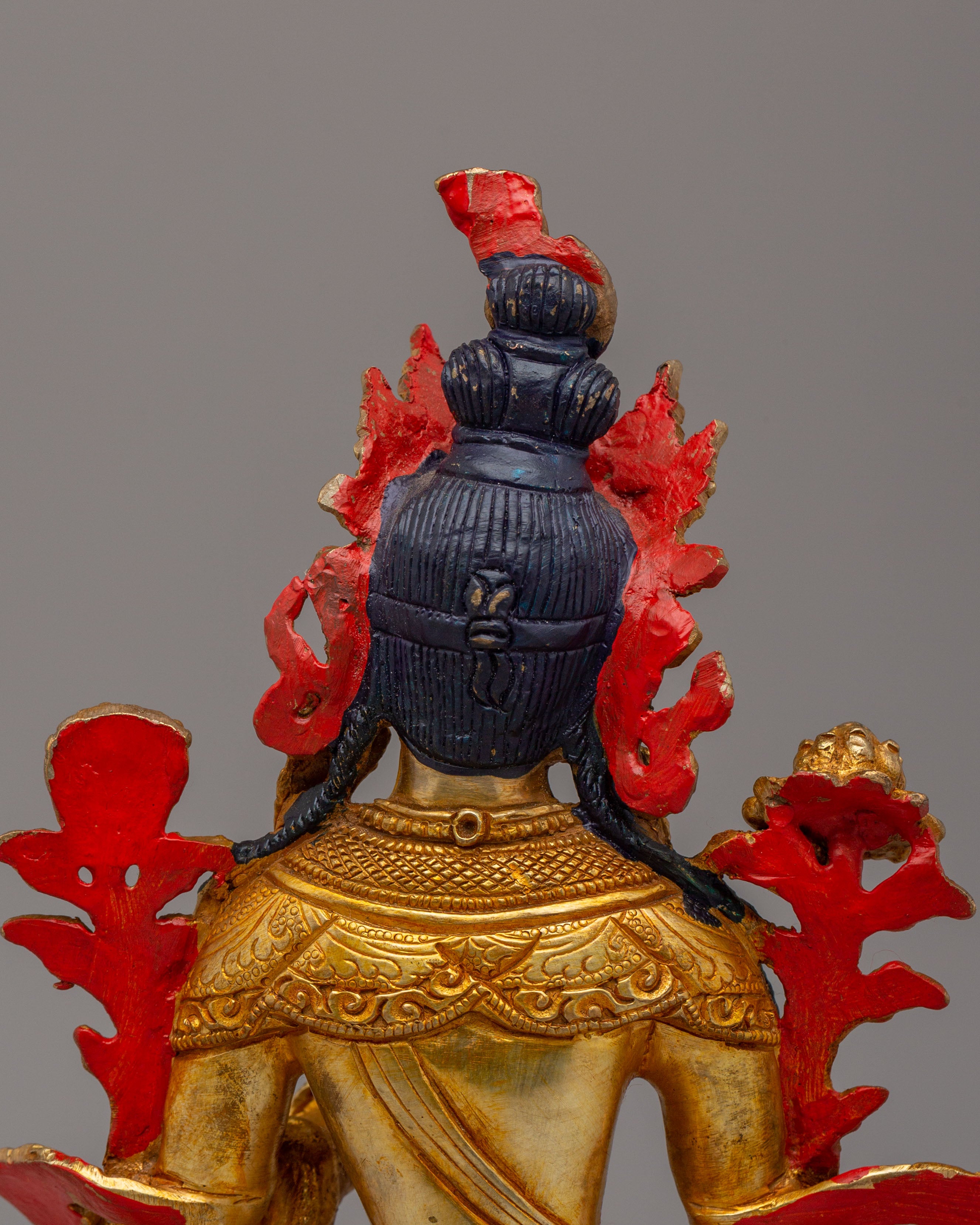 Buddhist Green Tara Goddess Statue | Tara Sculpture for Peace and Protection