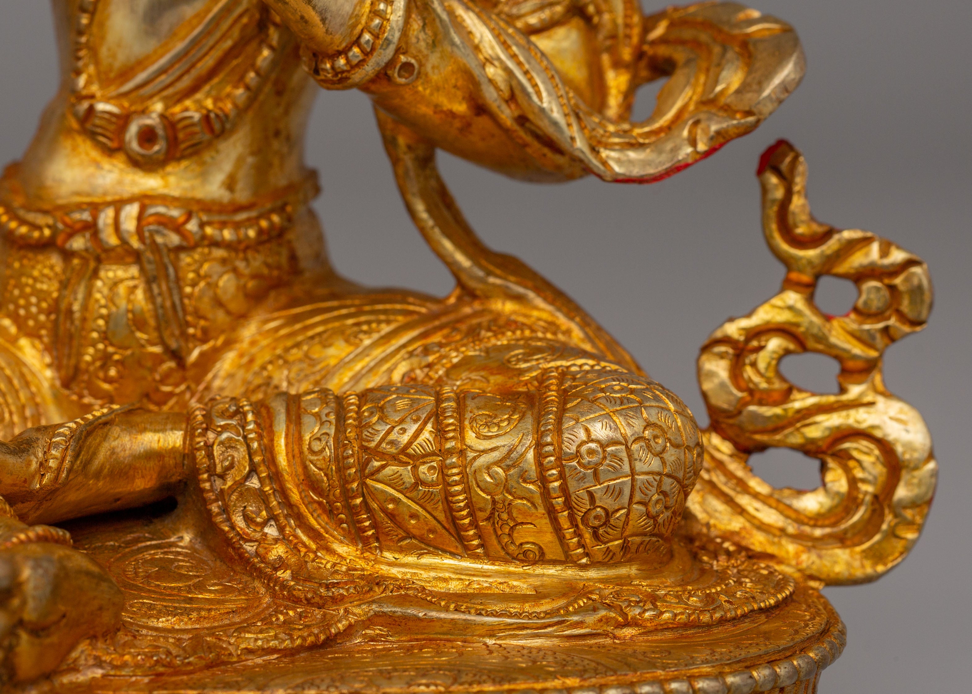 Buddhist Green Tara Goddess Statue | Tara Sculpture for Peace and Protection