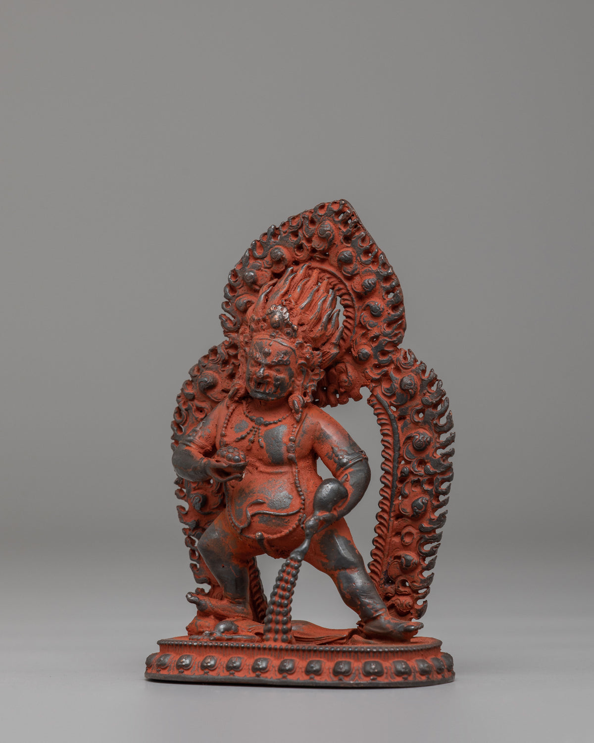 Spiritual Black Dzambhala Statue | Buddhist Wealth Deity