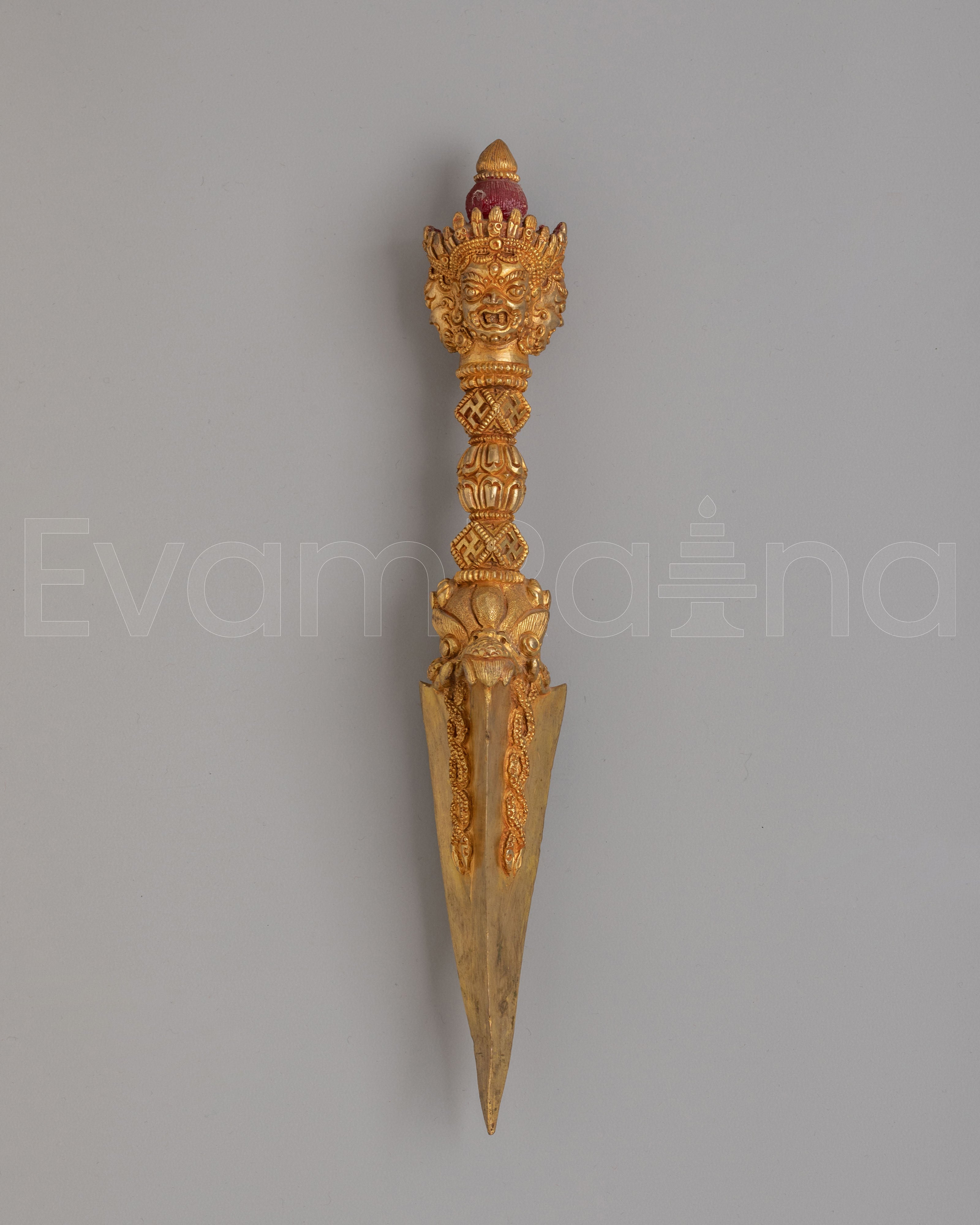 Traditional Buddhist Phurba Dagger