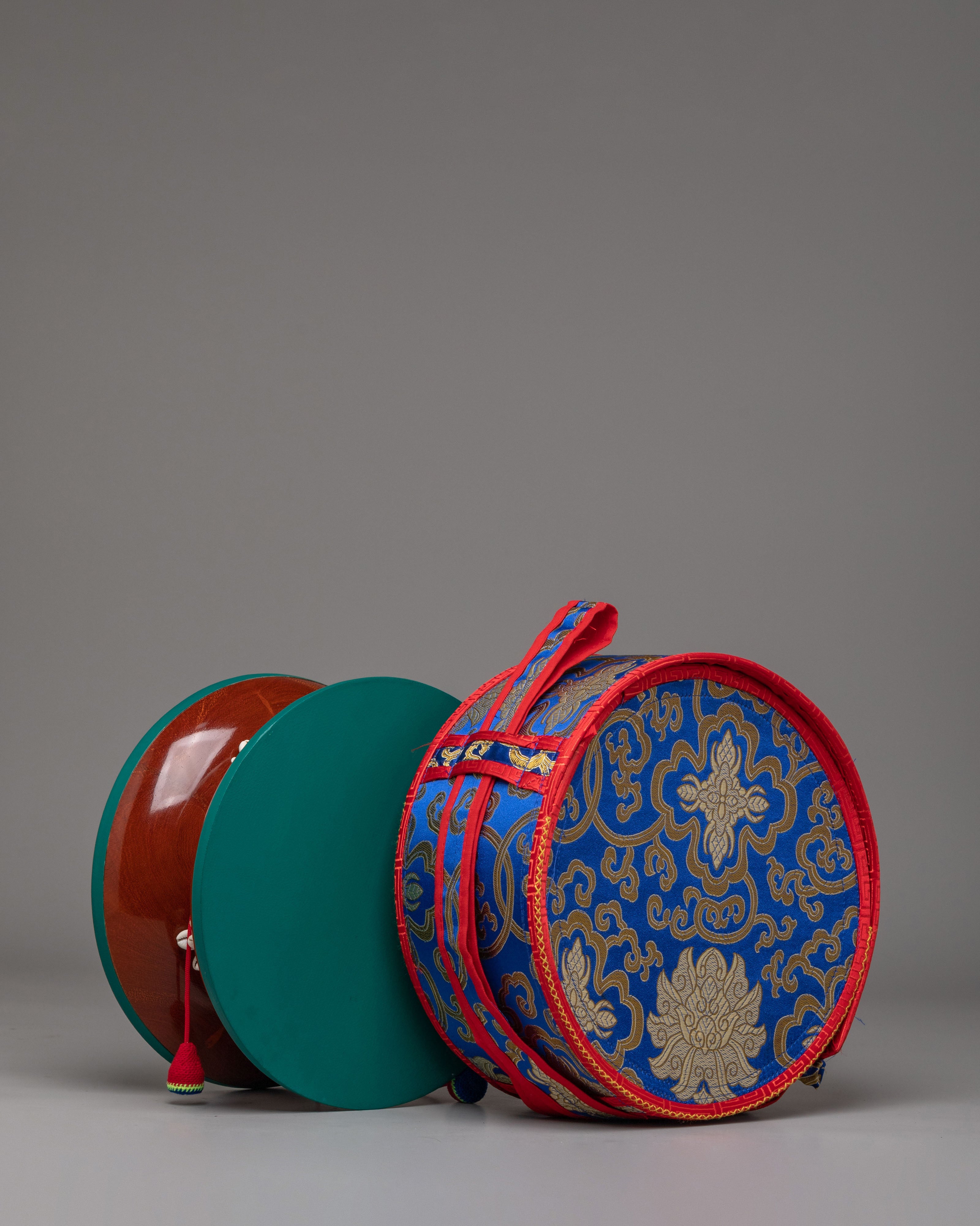 Tibetan Ritual Damaru Drum | A Sacred Tool for Meditation & Prayer