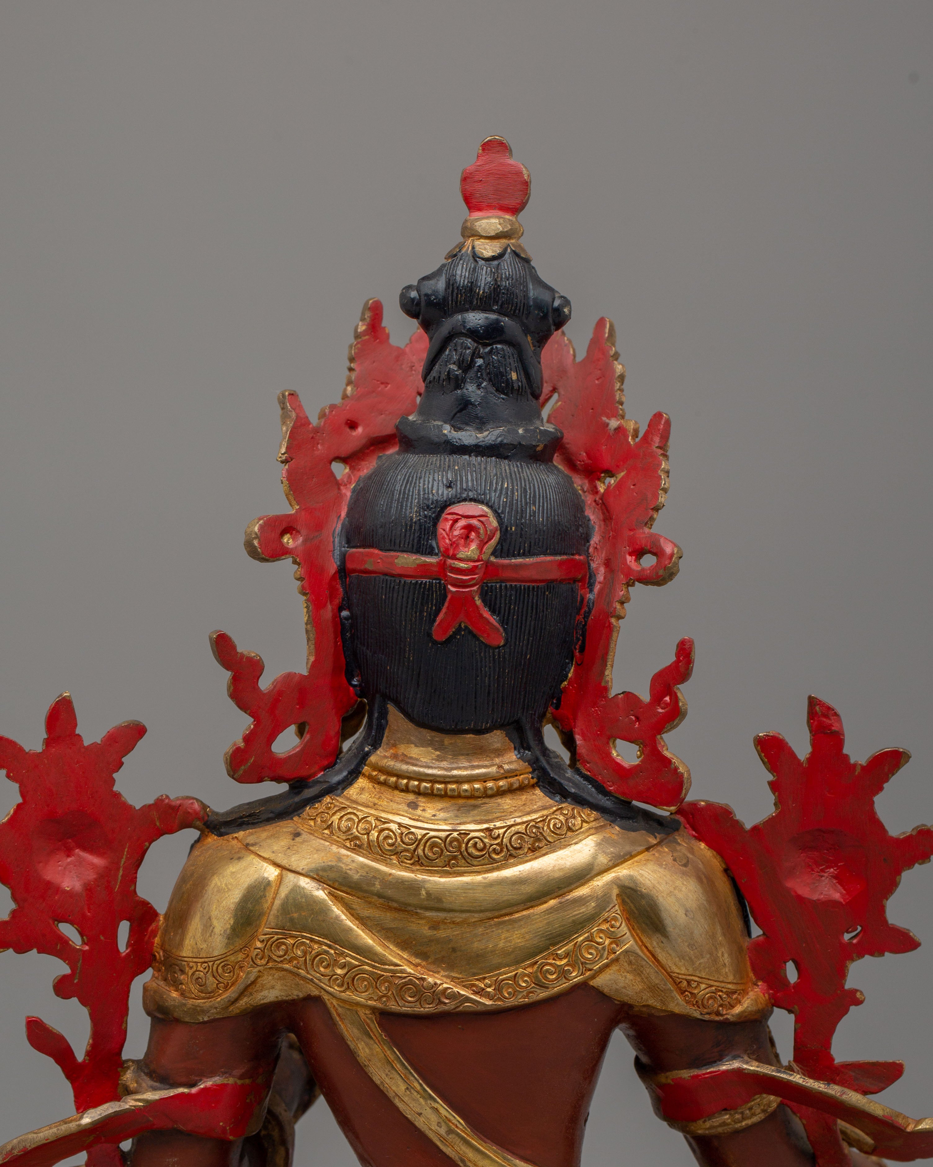 Sacred Green Tara Devotional Statue | Tibetan Copper Statue for Meditation