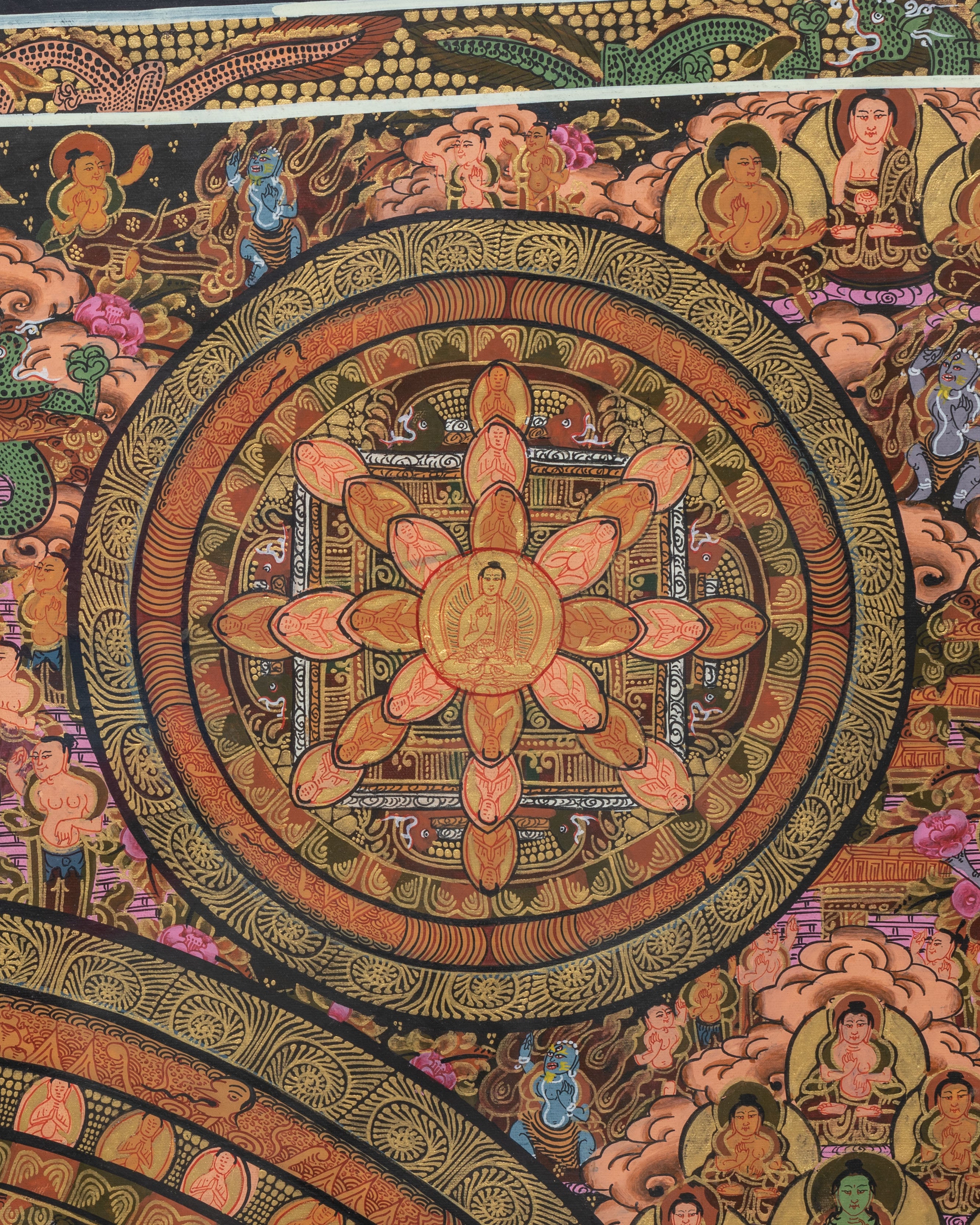Decorative Mandala Wall Hanging | A Sacred Art Piece for Spiritual Spaces