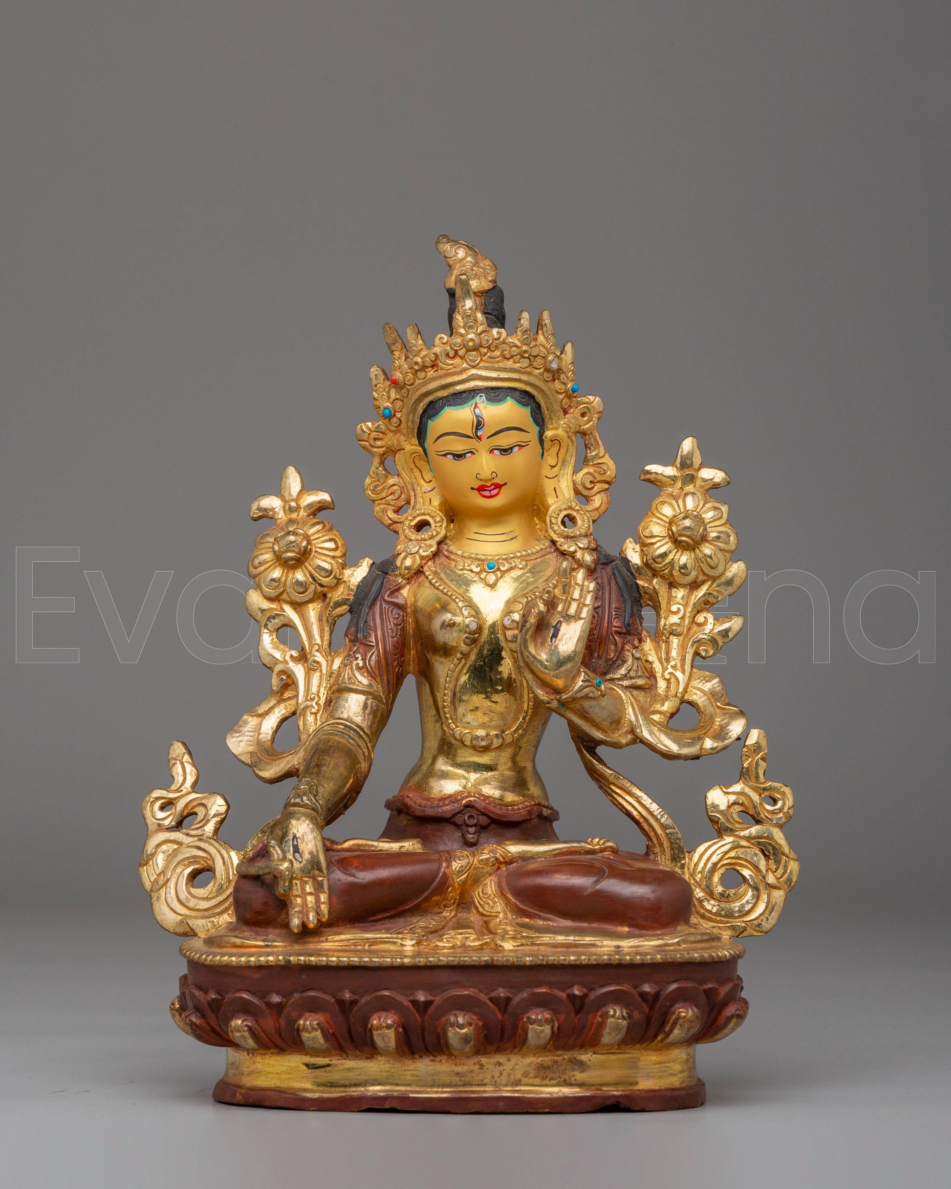 Handmade Statue of White Tara