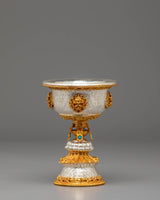 Buddhist ritual butter lamp for prayer