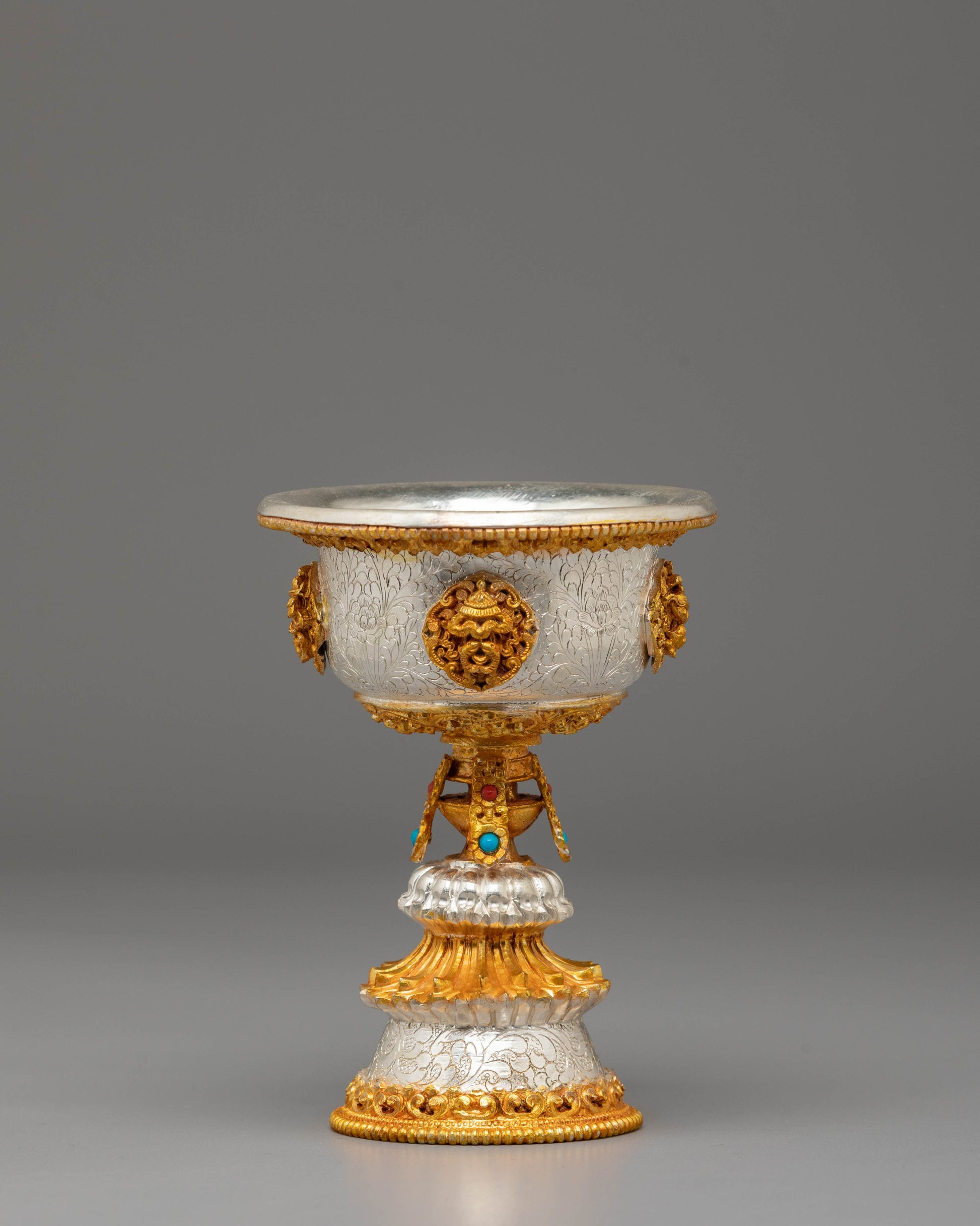 Buddhist ritual butter lamp for prayer
