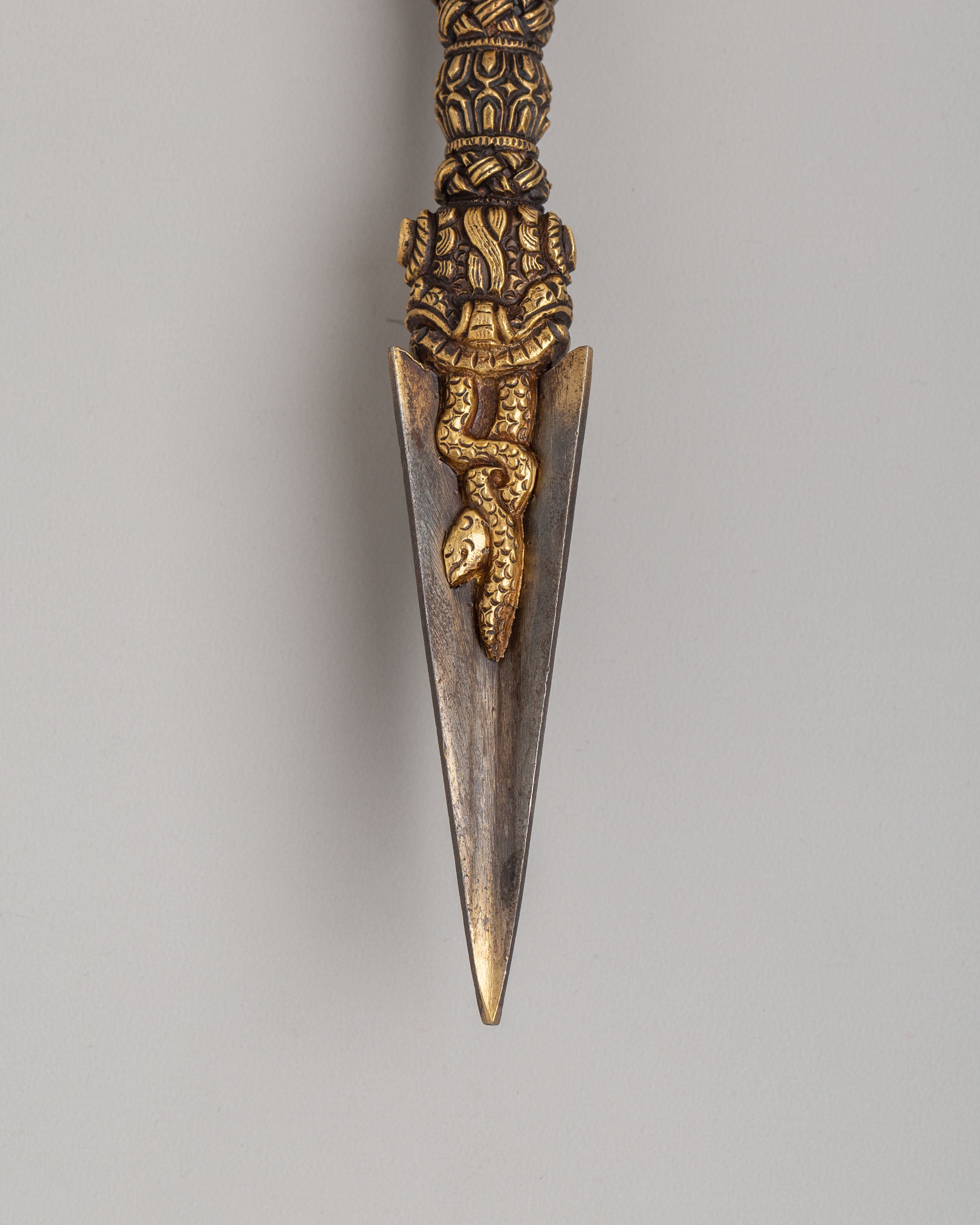 Traditional Altar Ritual Phurba | Vajrayana Buddhist Sacred Dagger