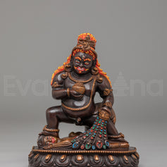 Divine Black Dzambhala Statue 