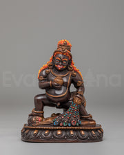 Divine Black Dzambhala Statue 