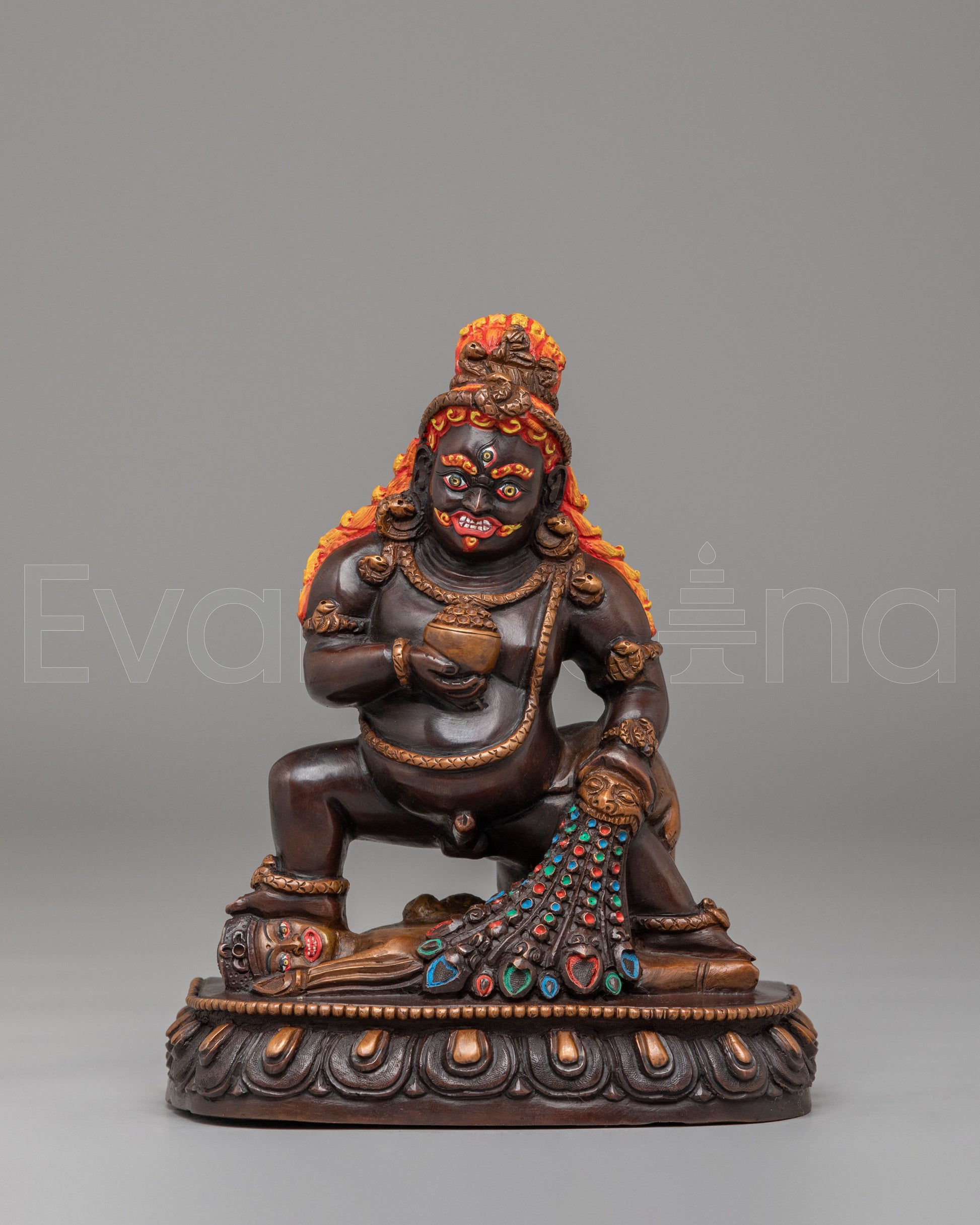 Divine Black Dzambhala Statue 