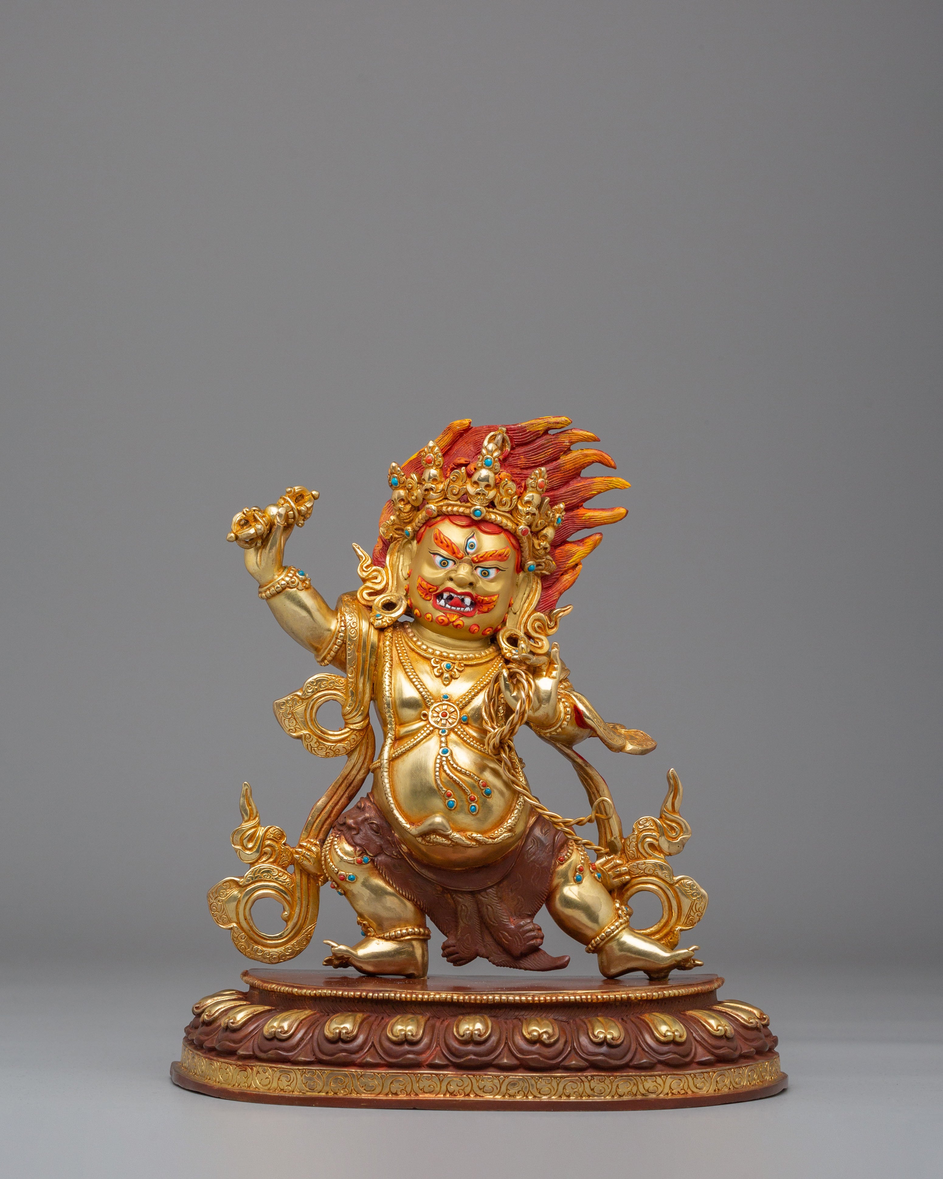 Handcrafted Vajrapani Buddhist Statue | Symbol of Protection and Strength