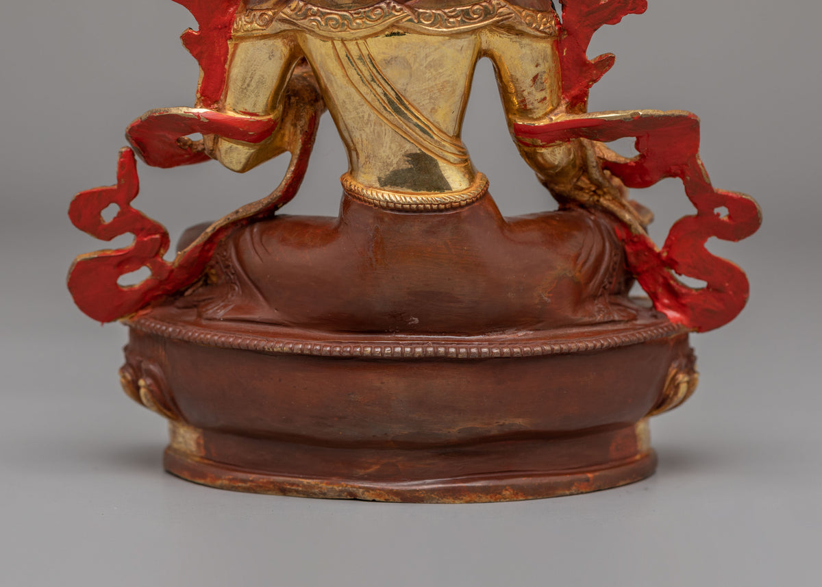 Green Tara Sacred Compassion Statue | Handcrafted Buddhist Art