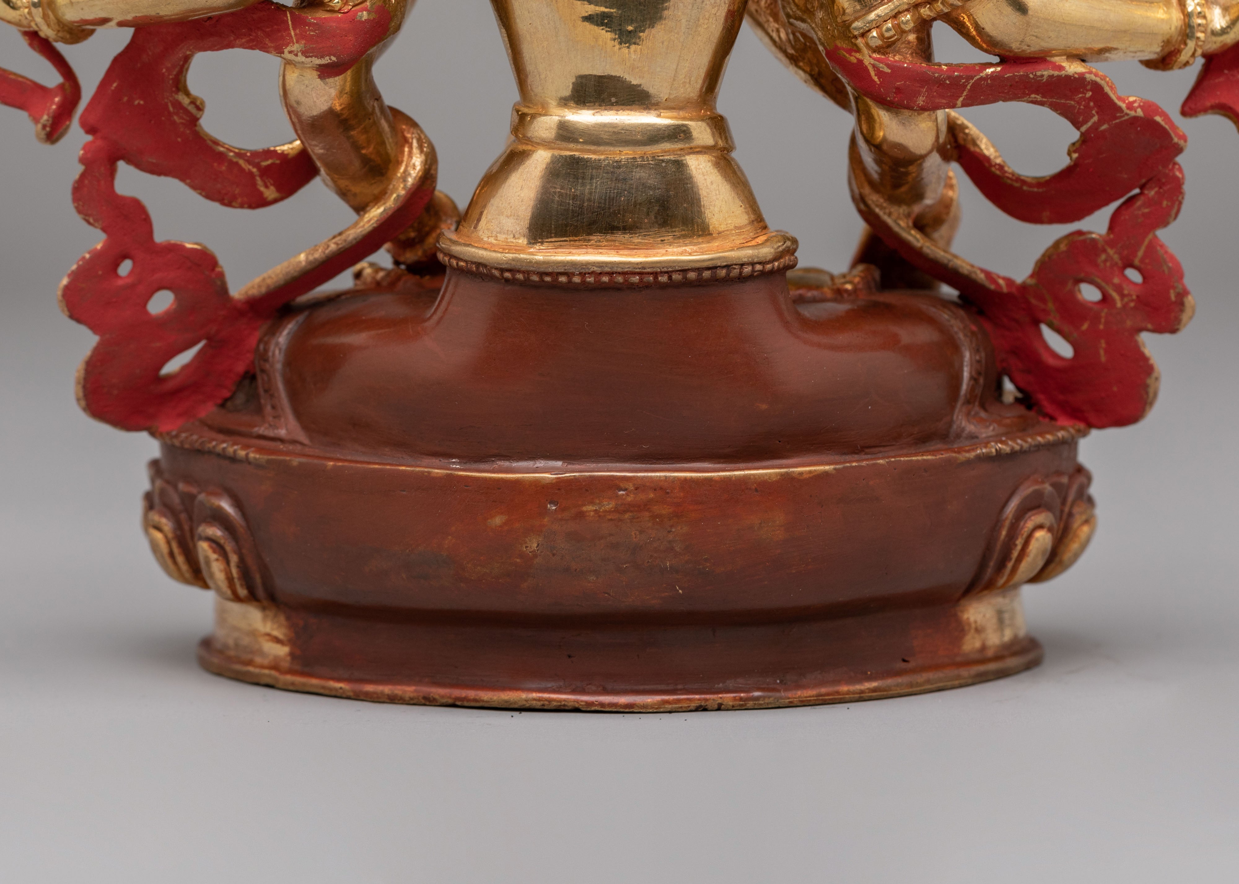 Tibetan Namgyalma Statue | 24K Gold Plated Tibetan Buddhist Sculpture
