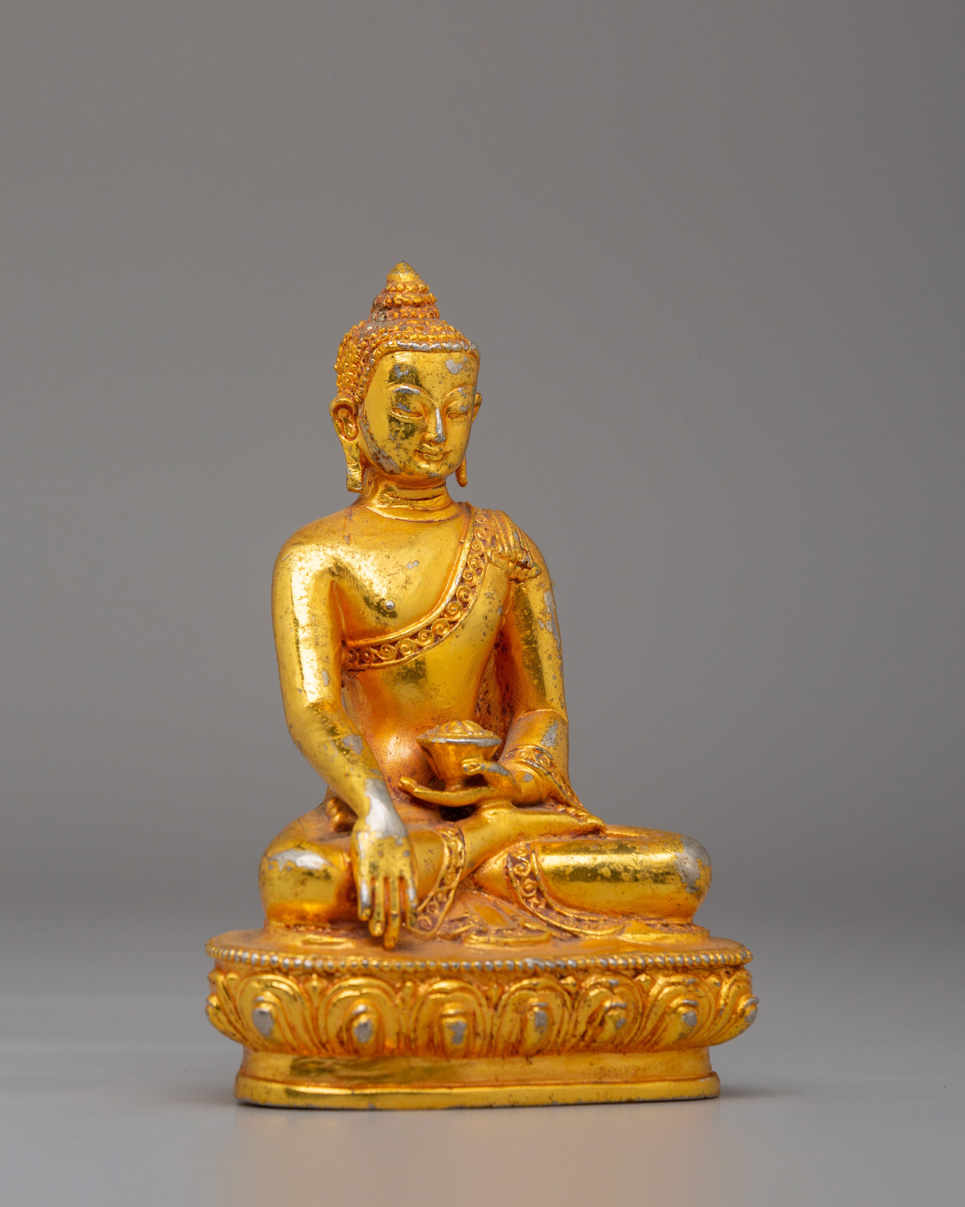Historical Tibetan Shakyamuni Buddha Statue | Sacred Copper Artwork