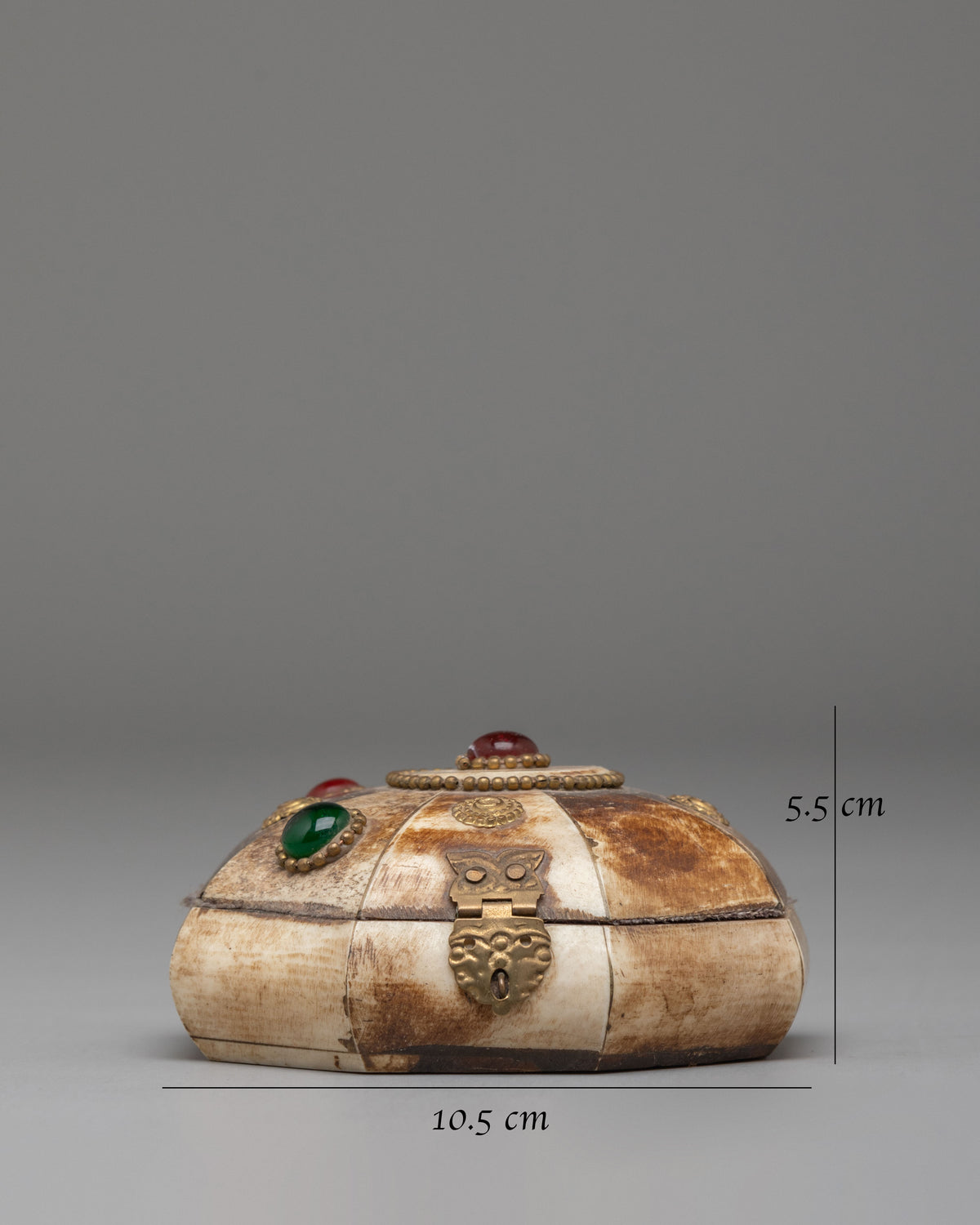 Tibetan Buddhist Jewellery Box | Handmade Treasure Chest for Spiritual Decor