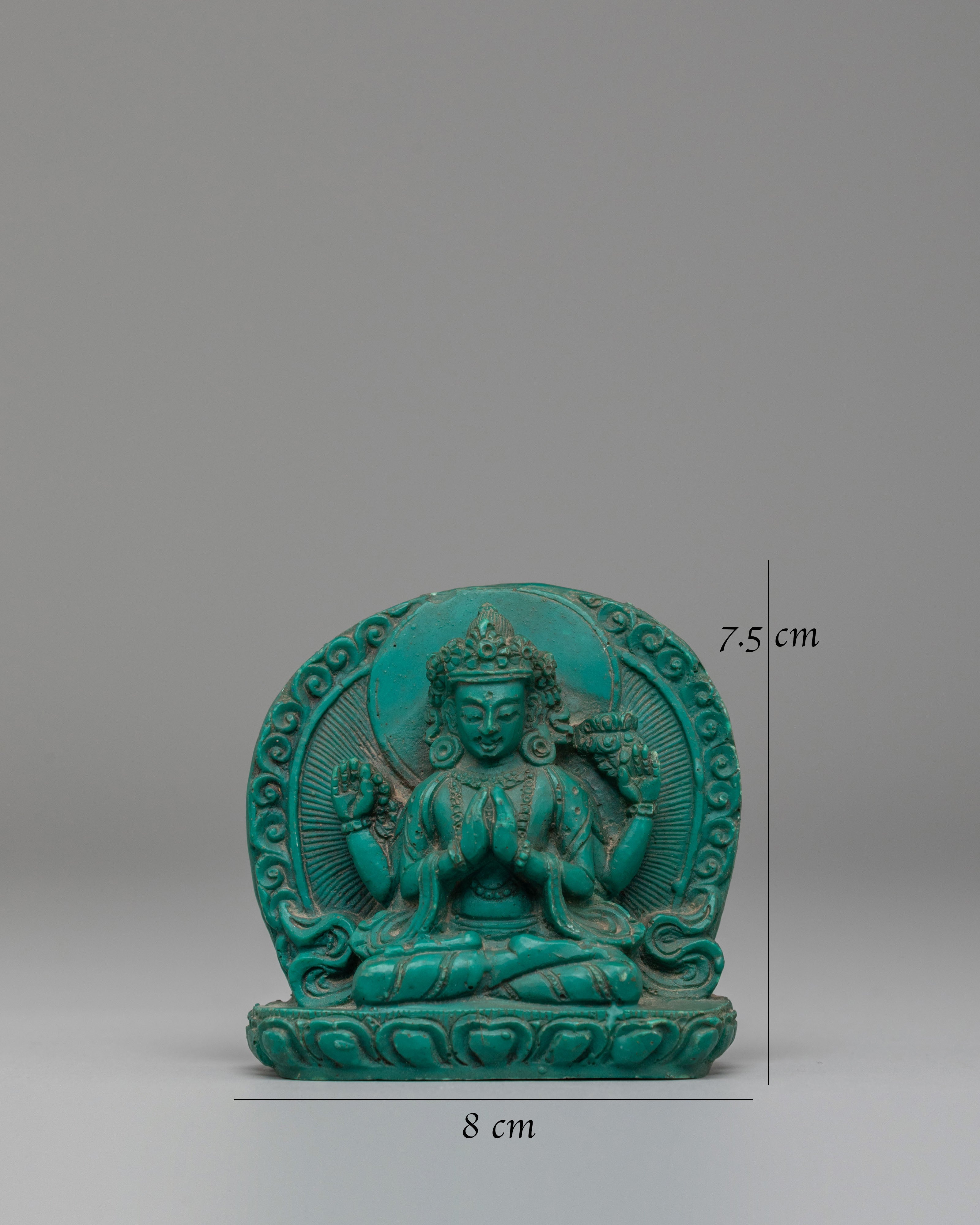 Traditional Chenrezig Spiritual Sculpture | Bodhisattva of Compassion