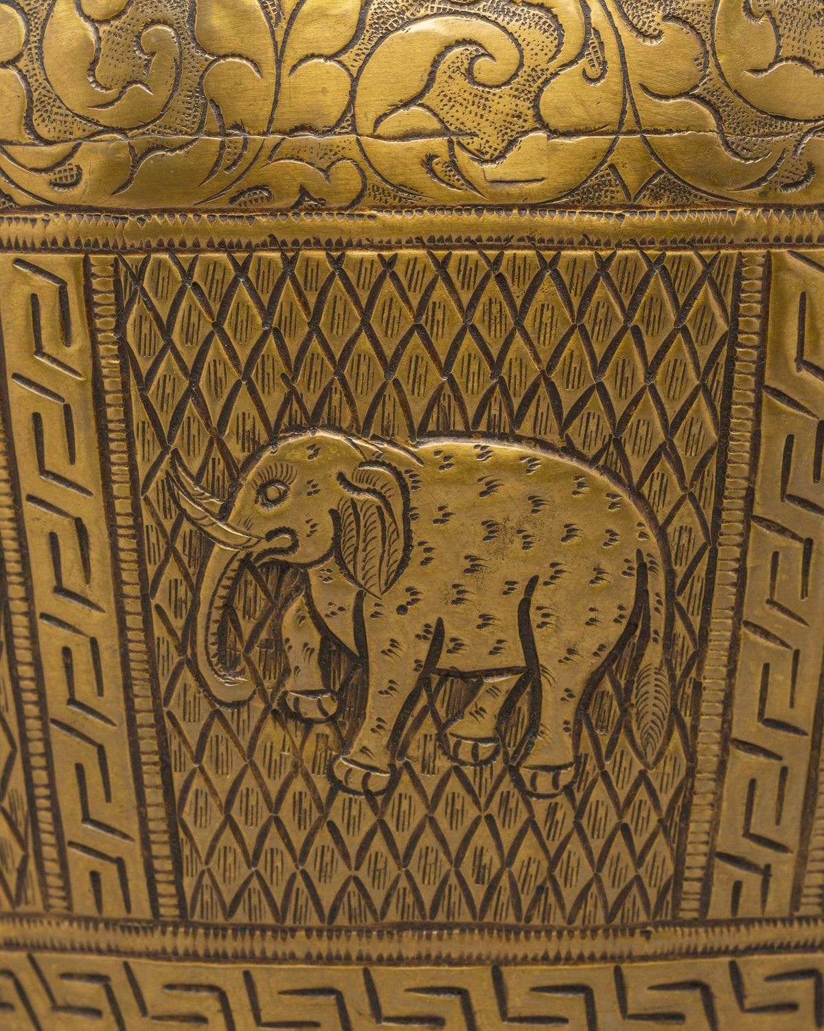 Decorative Himalayan Vase | Handcrafted Brass Tibetan Vessel
